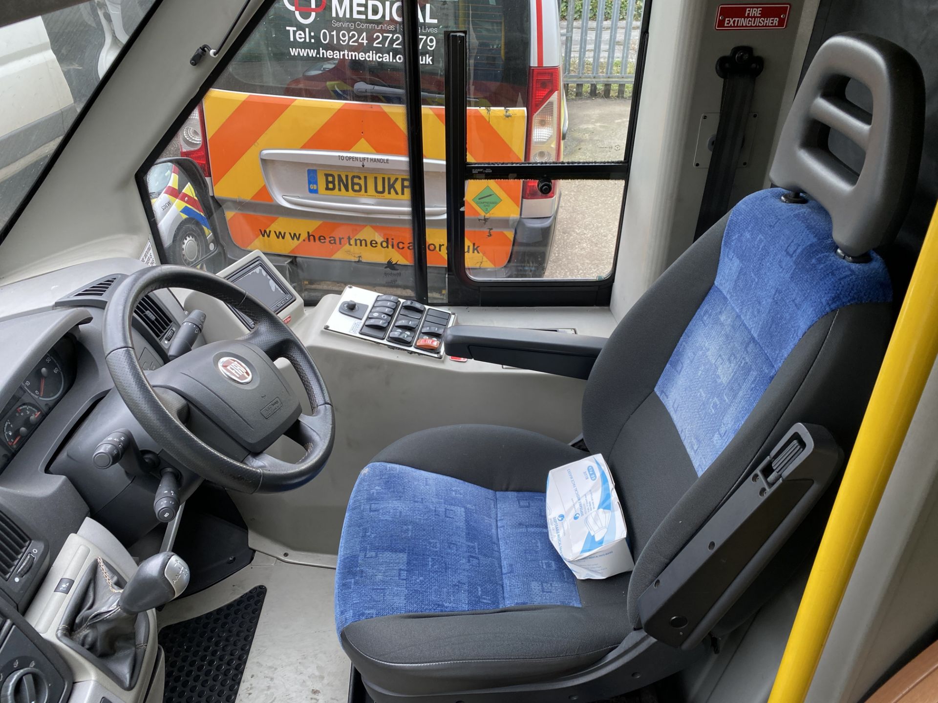 FIAT DUCATO VAN WITH BACK WINDOWS LIVERIED UP AS AN AMBULANCE - Diesel - Orange. - Image 10 of 22