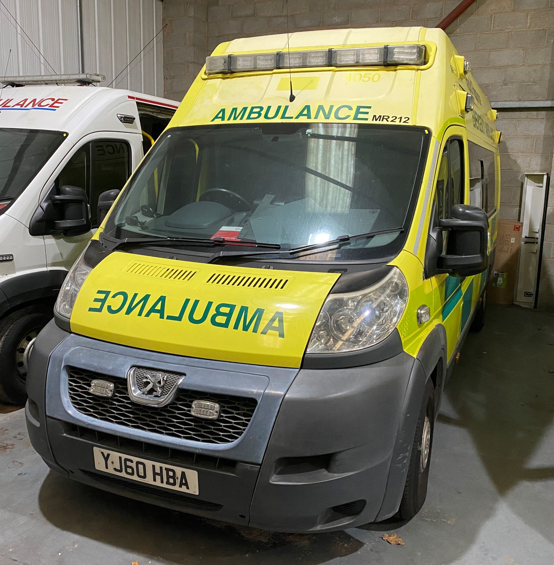 PEUGEOT BOXER 440 L4H3 HDI VAN LIVERIED UP AS AN AMBULANCE - Diesel - Yellow.