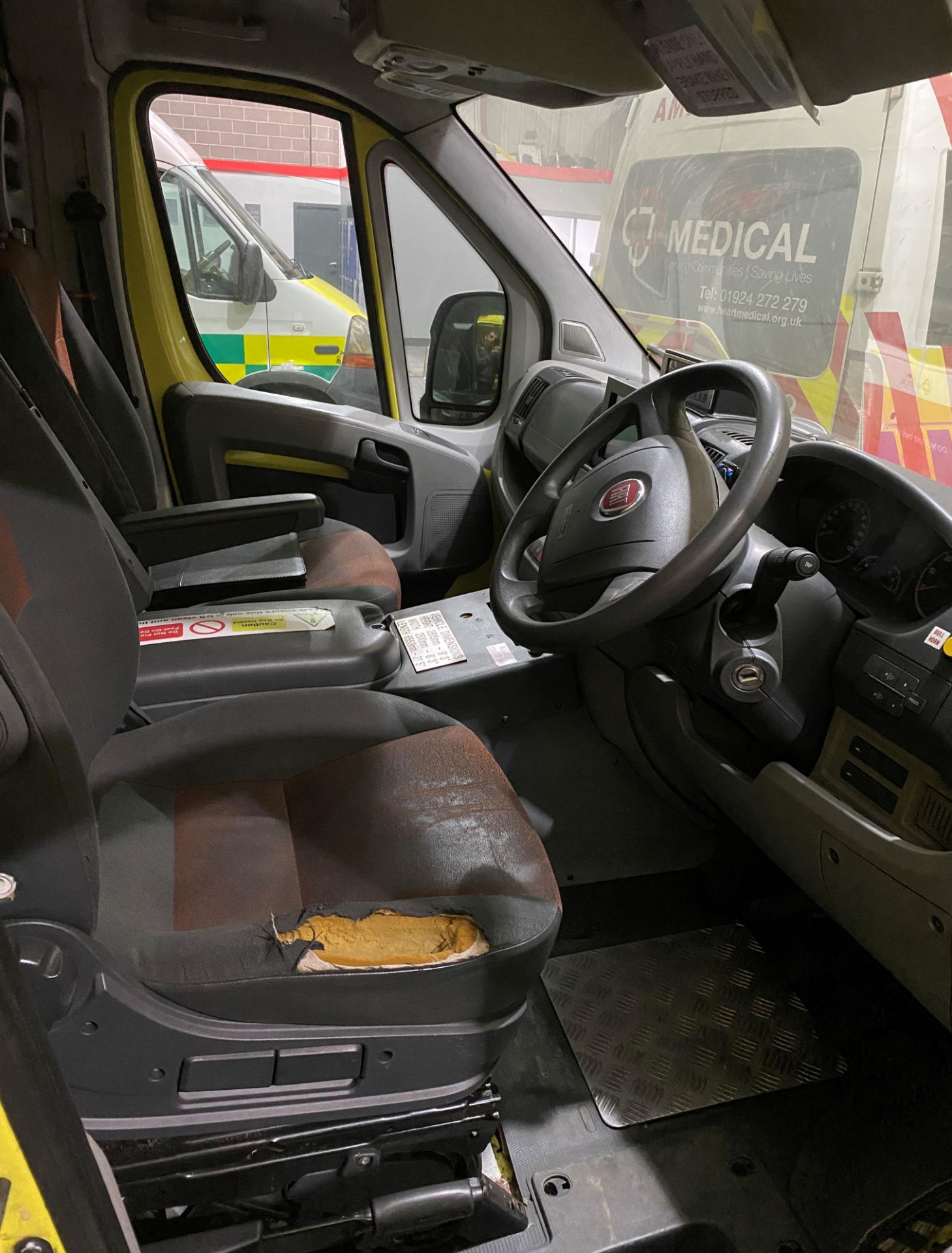 FIAT DUCATO 40 MAXI 160 M-JET VAN LIVERIED UP AS AN AMBULANCE - Diesel - Yellow. - Image 7 of 23