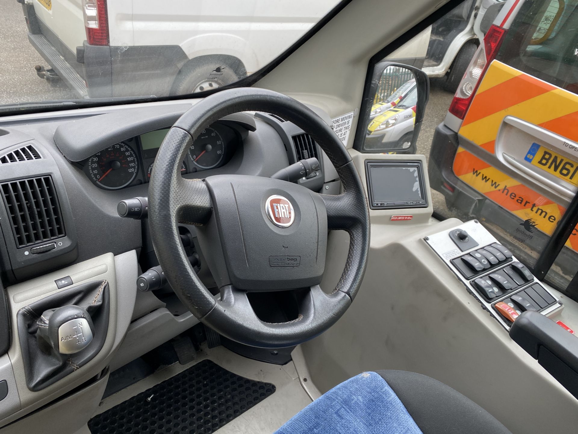 FIAT DUCATO VAN WITH BACK WINDOWS LIVERIED UP AS AN AMBULANCE - Diesel - Orange. - Image 11 of 22