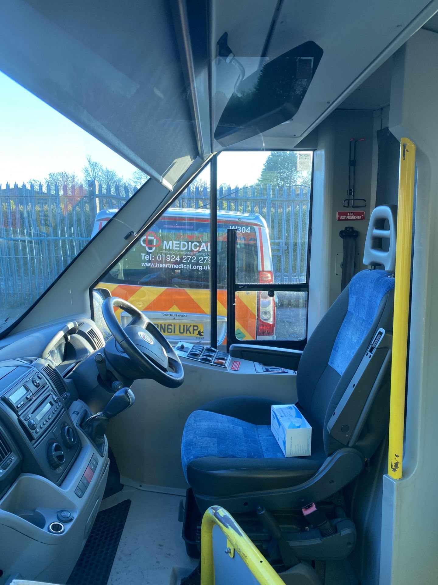 FIAT DUCATO VAN WITH BACK WINDOWS LIVERIED UP AS AN AMBULANCE - Diesel - Orange. - Image 8 of 22