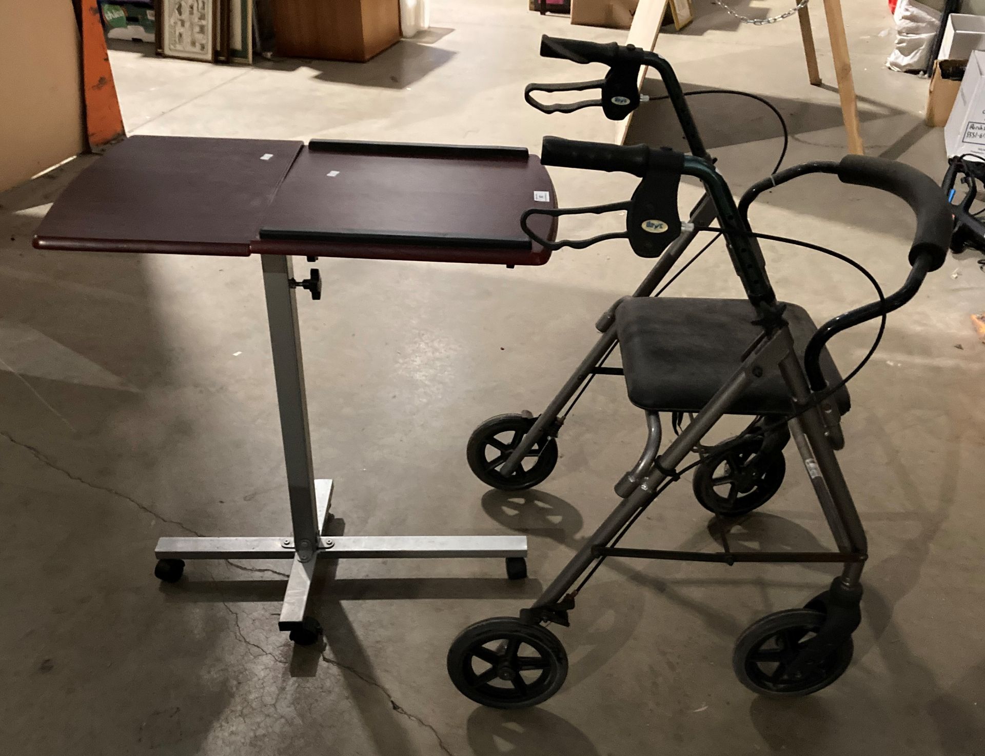 Days four-wheeled mobility aid and a mobile tilting table (2) Further Information - Image 3 of 3