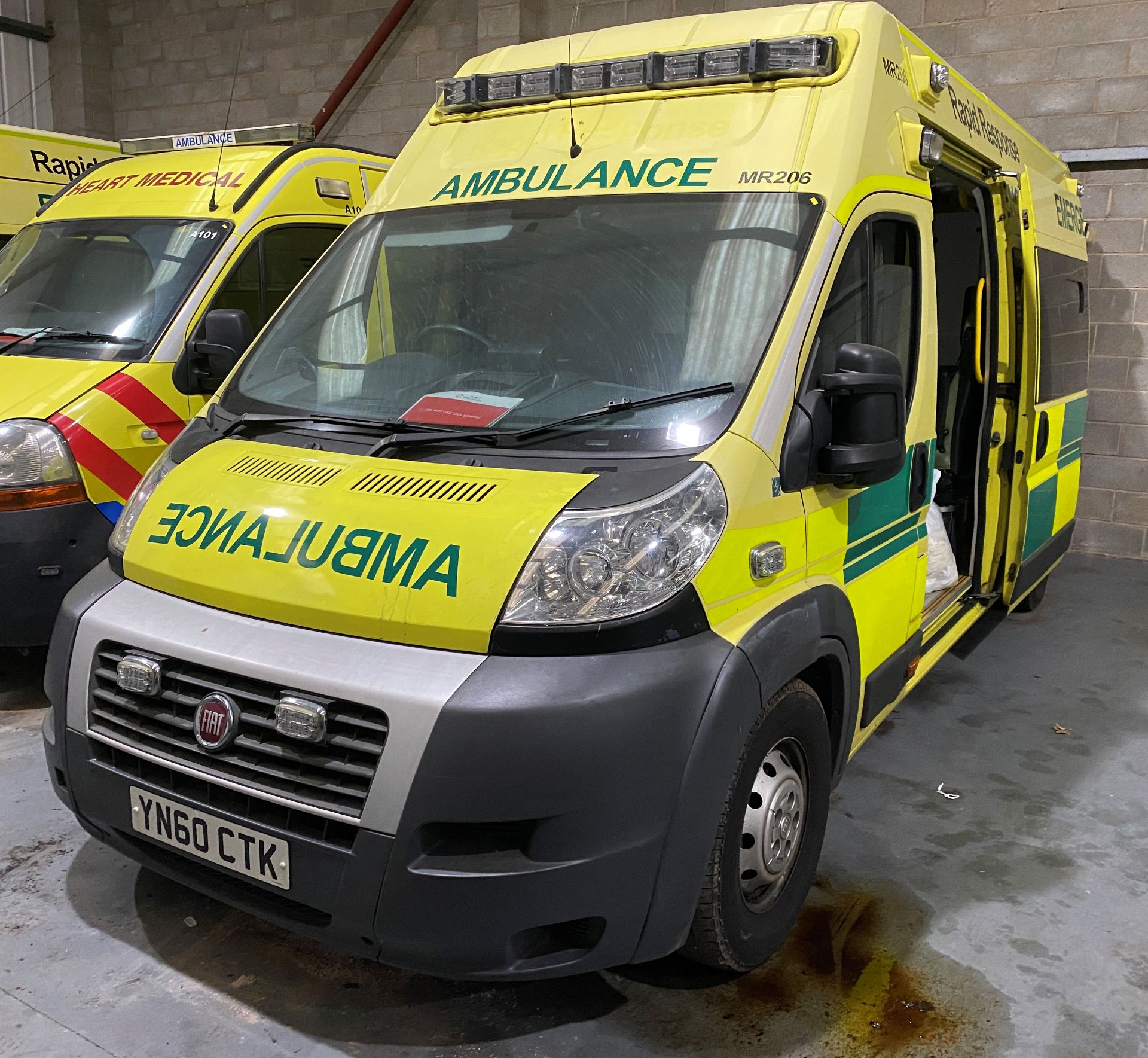 FIAT DUCATO 40 MAXI 160 M-JET VAN LIVERIED UP AS AN AMBULANCE - Diesel - Yellow. - Image 2 of 23