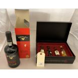 A Montague's Specially Selected Malt Whiskys selection box of four 5cl Malt Whiskies and a 750ml