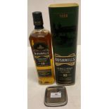 A 700ml bottle of Bushmills single malt Irish whiskey aged ten years 40% volume in presentation