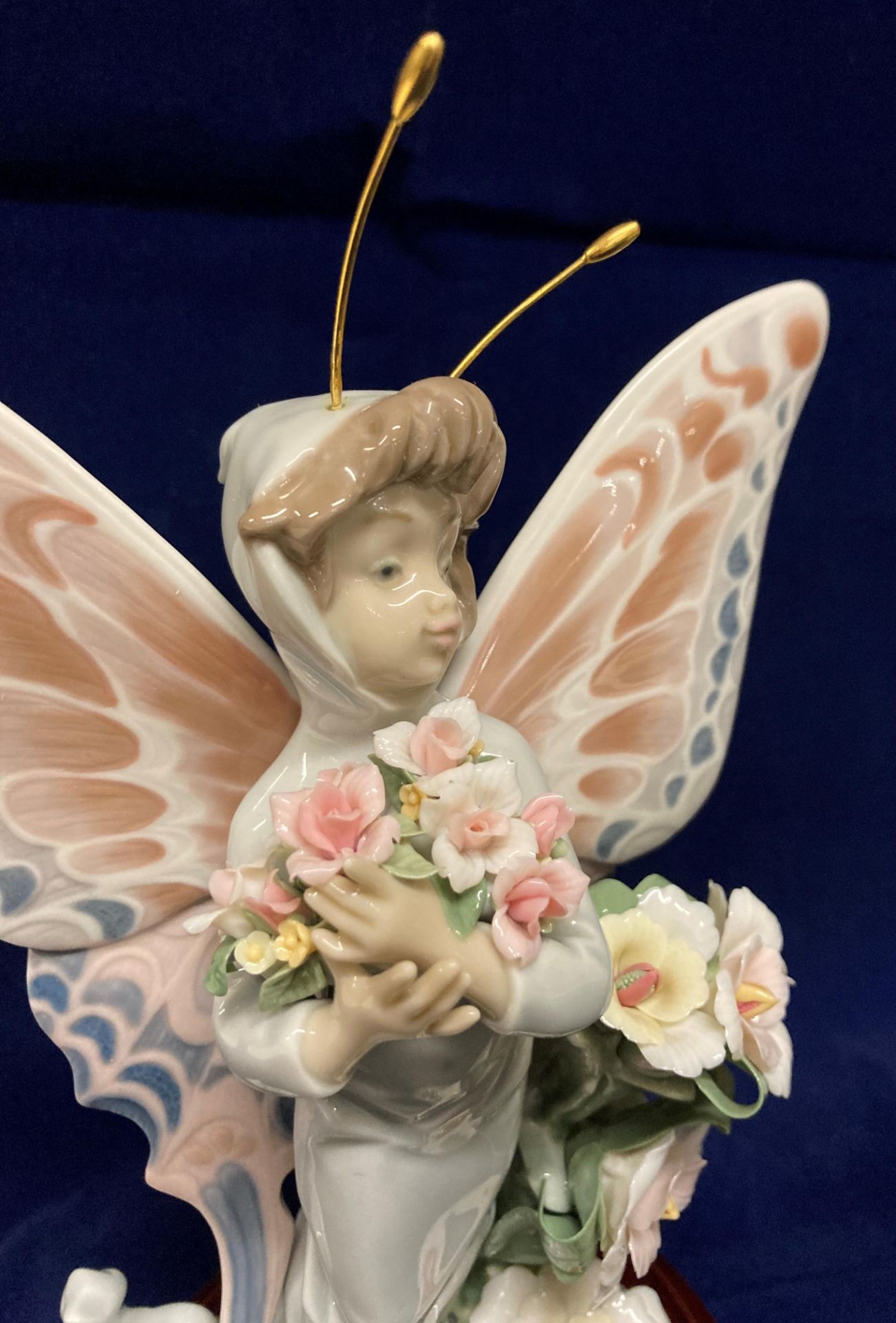 Two Lladro fairy figures with wooden bases and boxes - Floral Admiration and Floral Fantasy - Image 7 of 24