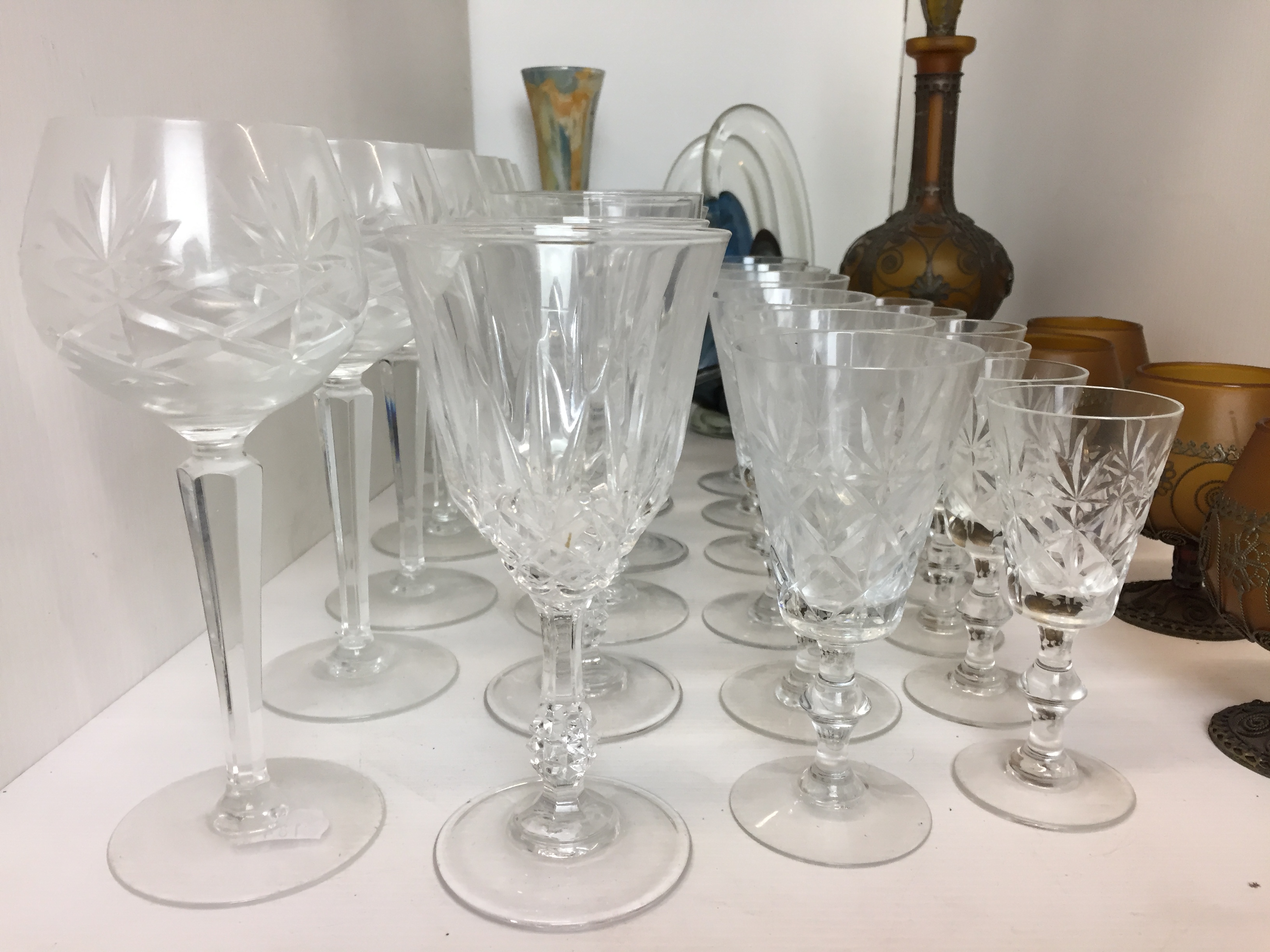 Thirty two pieces of glassware including four sets of six wine/sherry glasses, - Image 2 of 5