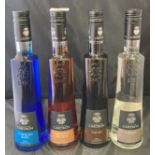 Four 500ml bottles of assorted Joseph Cartron liqueur including Apricot Brandy,