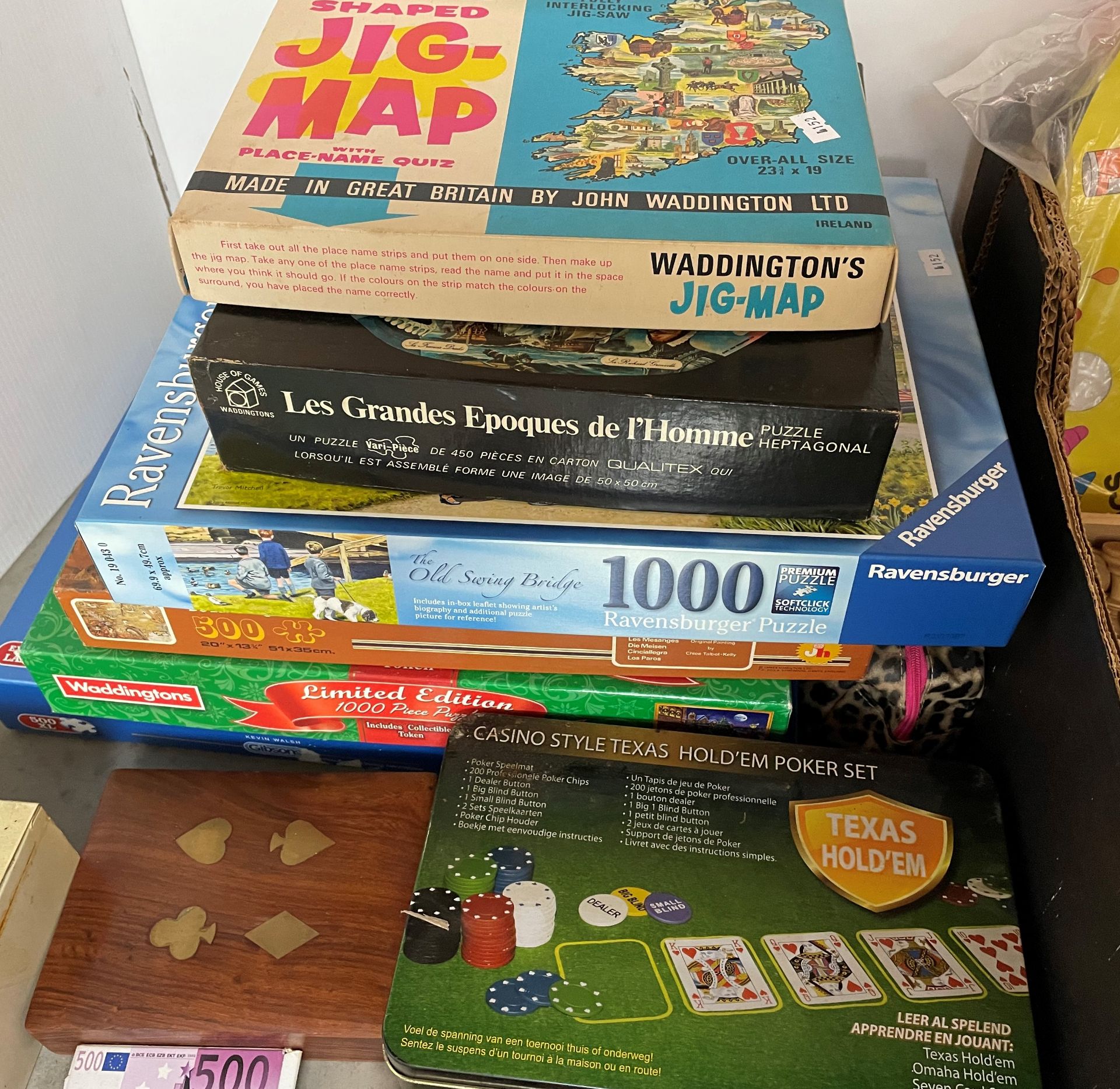 Forty plus items including six jigsaws and various games including five sets of dominoes, - Image 2 of 5