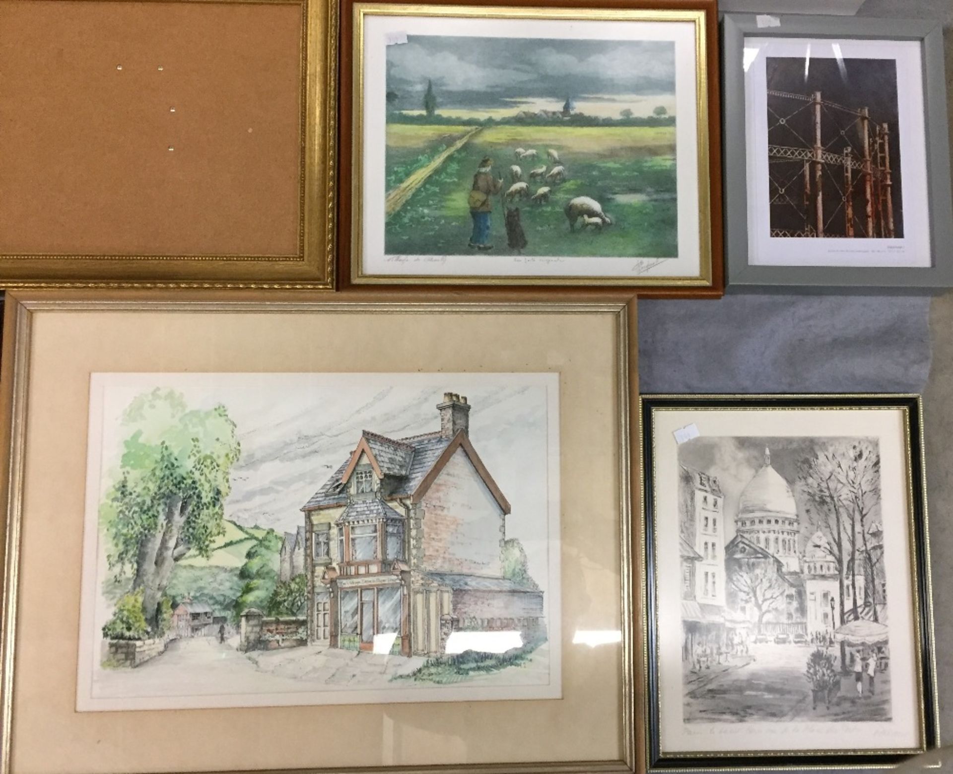 Fourteen items - eleven framed pictures photographs, water colours, prints - mainly Yorkshire, - Image 2 of 5