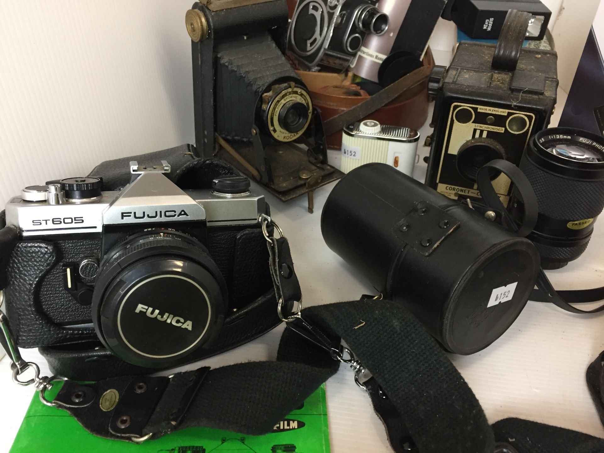 Nine items including Fujica ST 605 camera with case and instructions, - Image 3 of 4