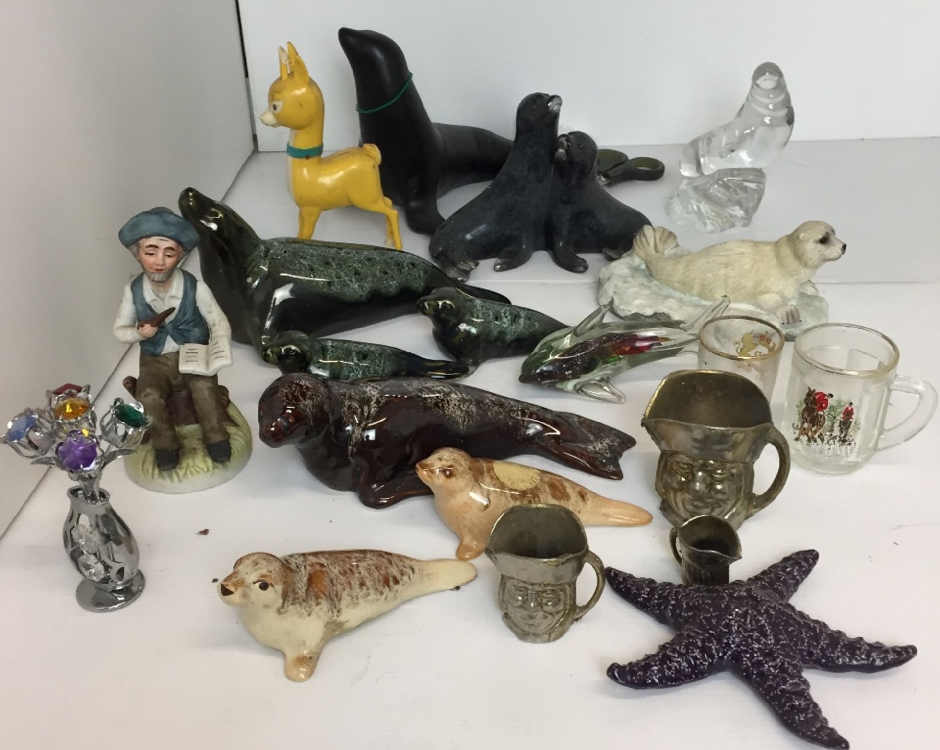 Twenty plus items including nine seals by Foster Pottery and others,