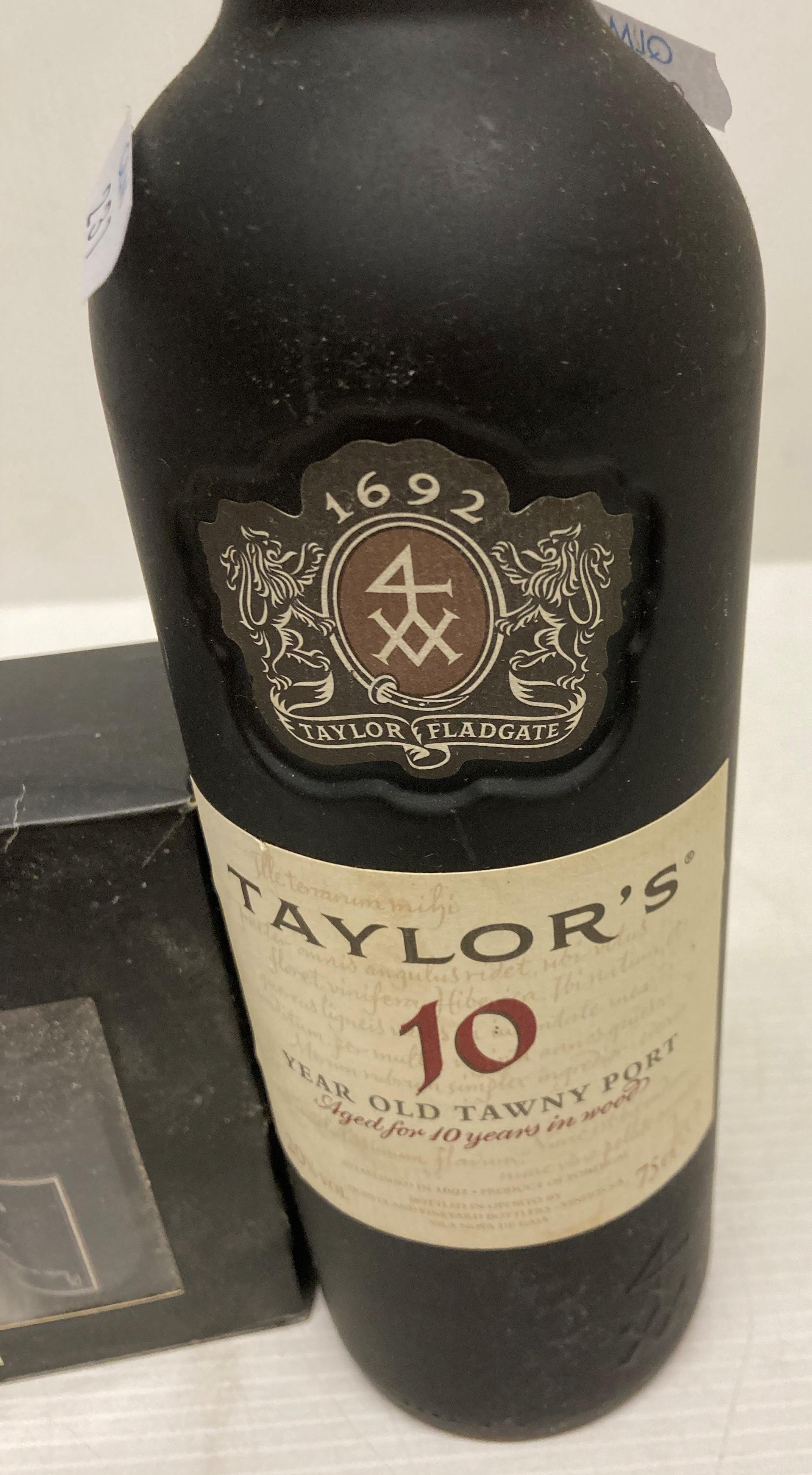 A 75cl bottle of Taylor's four star ten year old Tawny Port and a W & J Graham's four bottle - Image 2 of 2