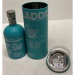 A 700ml bottle of Bruichladdich The Classic Laddie Scottish barley unpeated Islay single malt