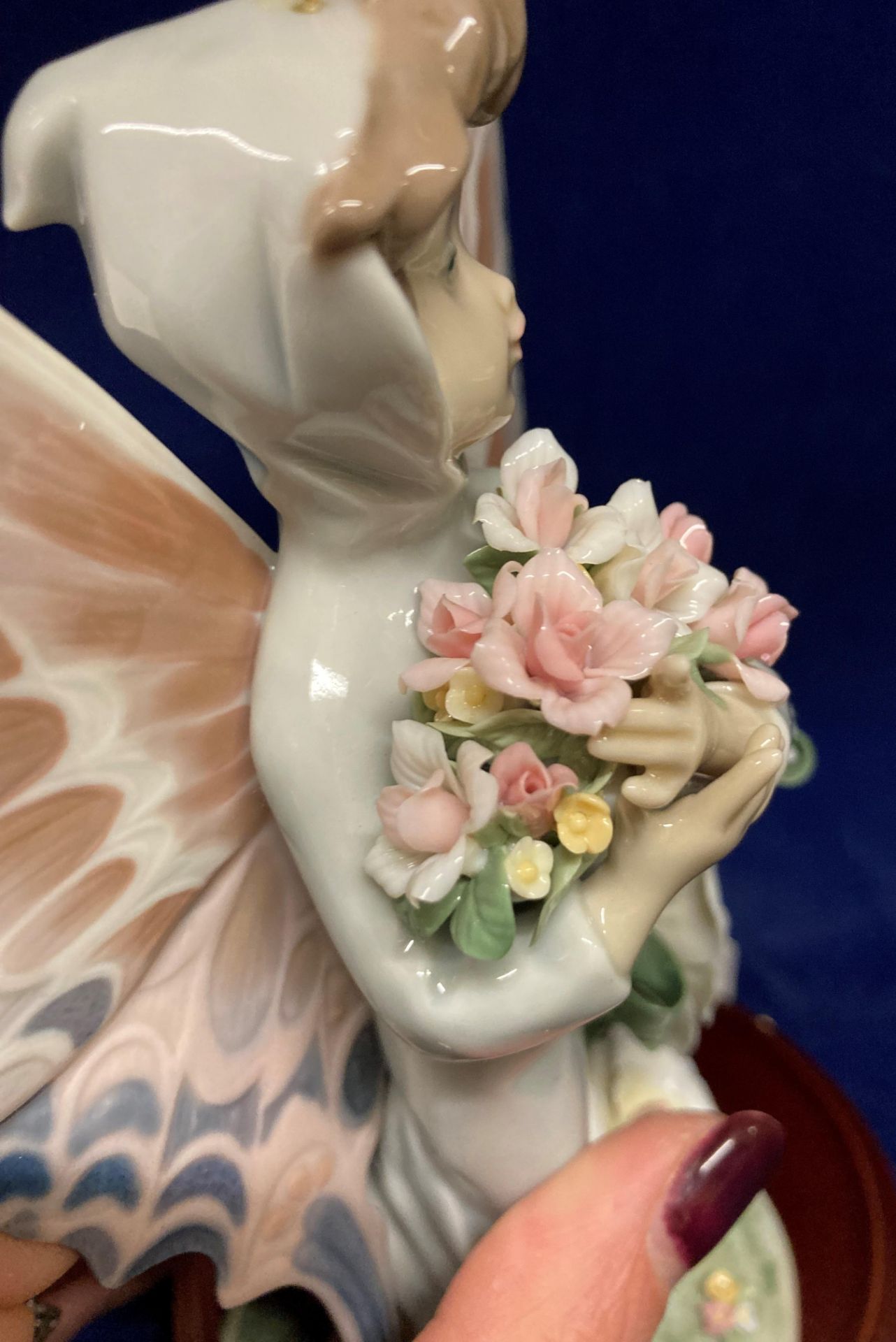 Two Lladro fairy figures with wooden bases and boxes - Floral Admiration and Floral Fantasy - Image 11 of 24