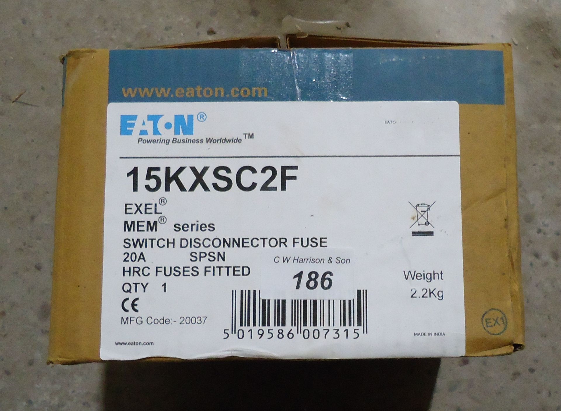 1 X EATON 15RXSCTF