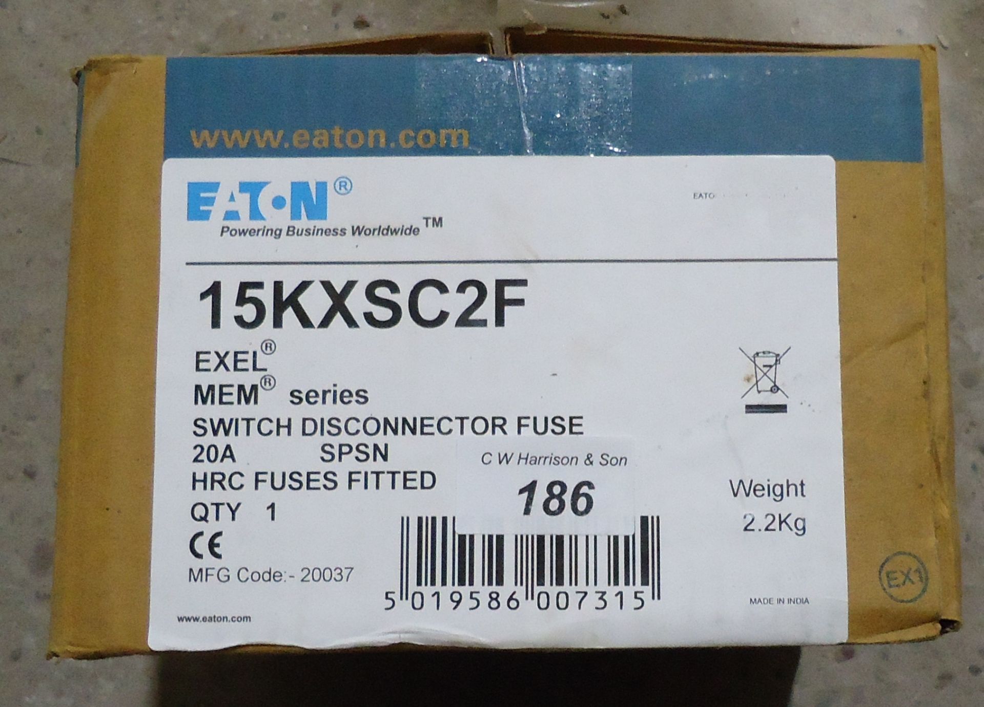 1 X EATON 15RXSCTF