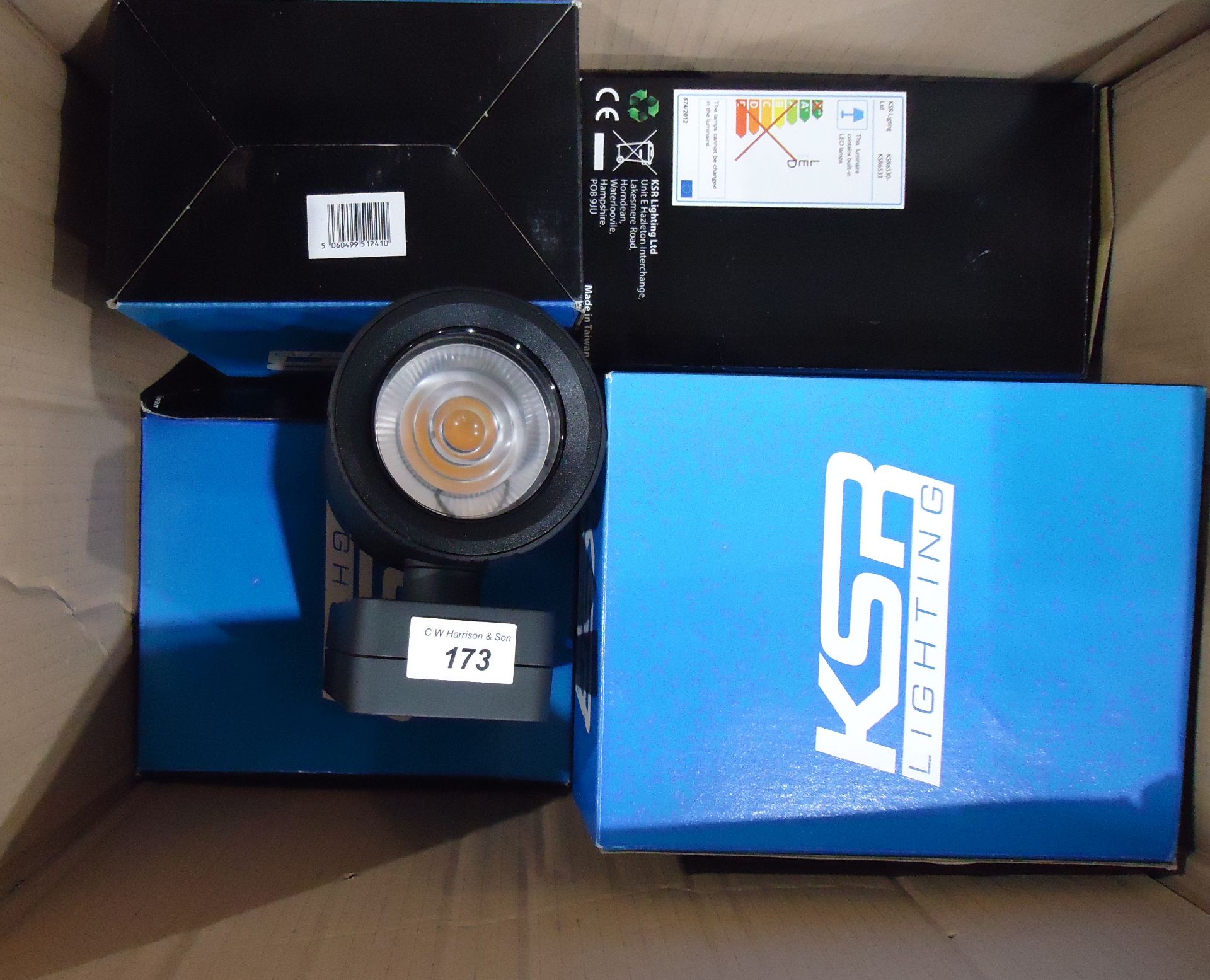 5 X KSR 6532 LED TRACK FITTING