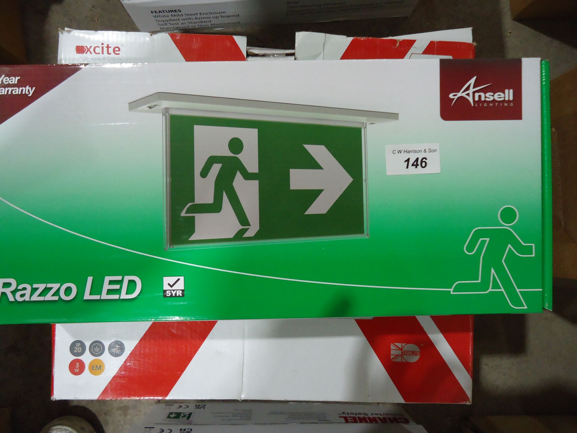 1 X LOT OF MIXED EMERGENCY LIGHTING