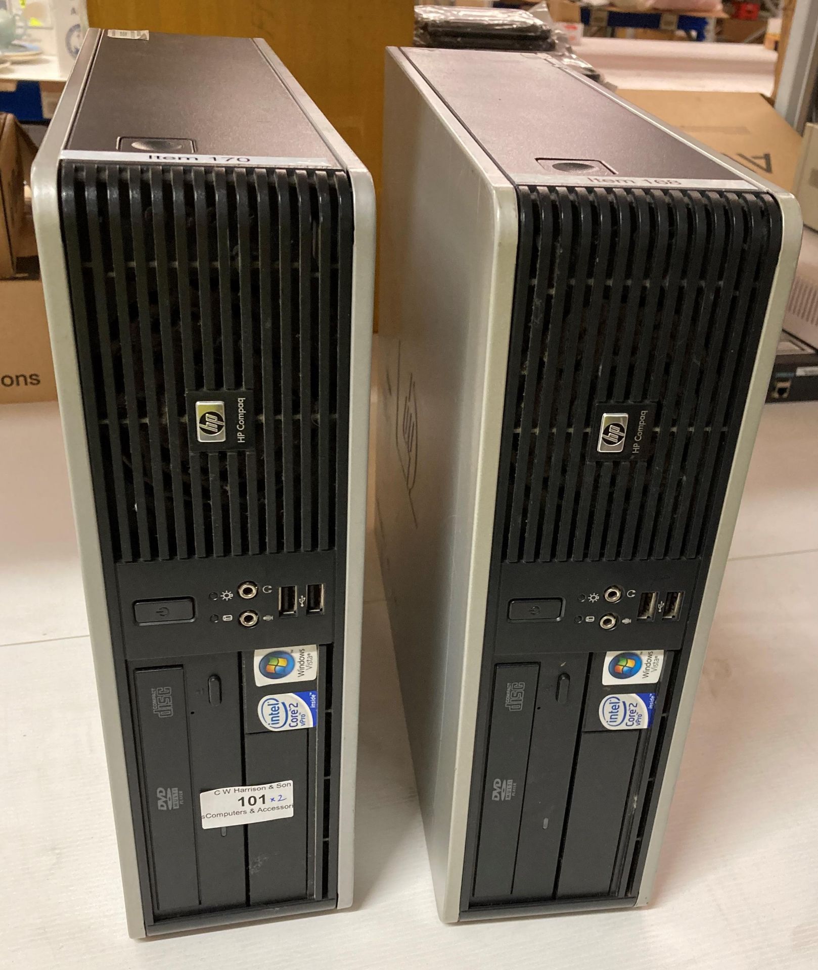 2 x HP Compaq DC70OOP, Duo Core 2.
