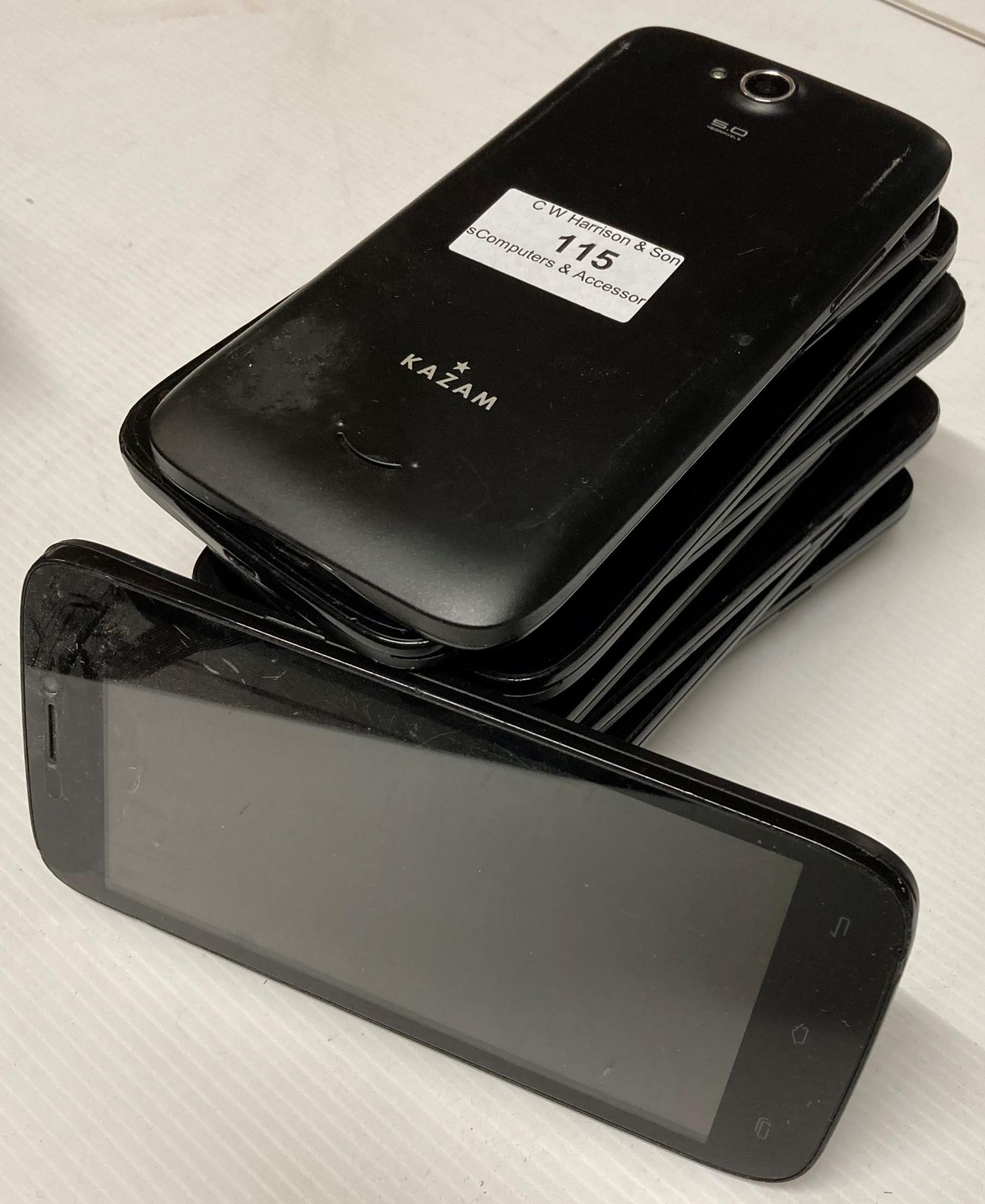 10 x Kazam 5MP Mobile Phones - no chargers (Saleroom location: F11)