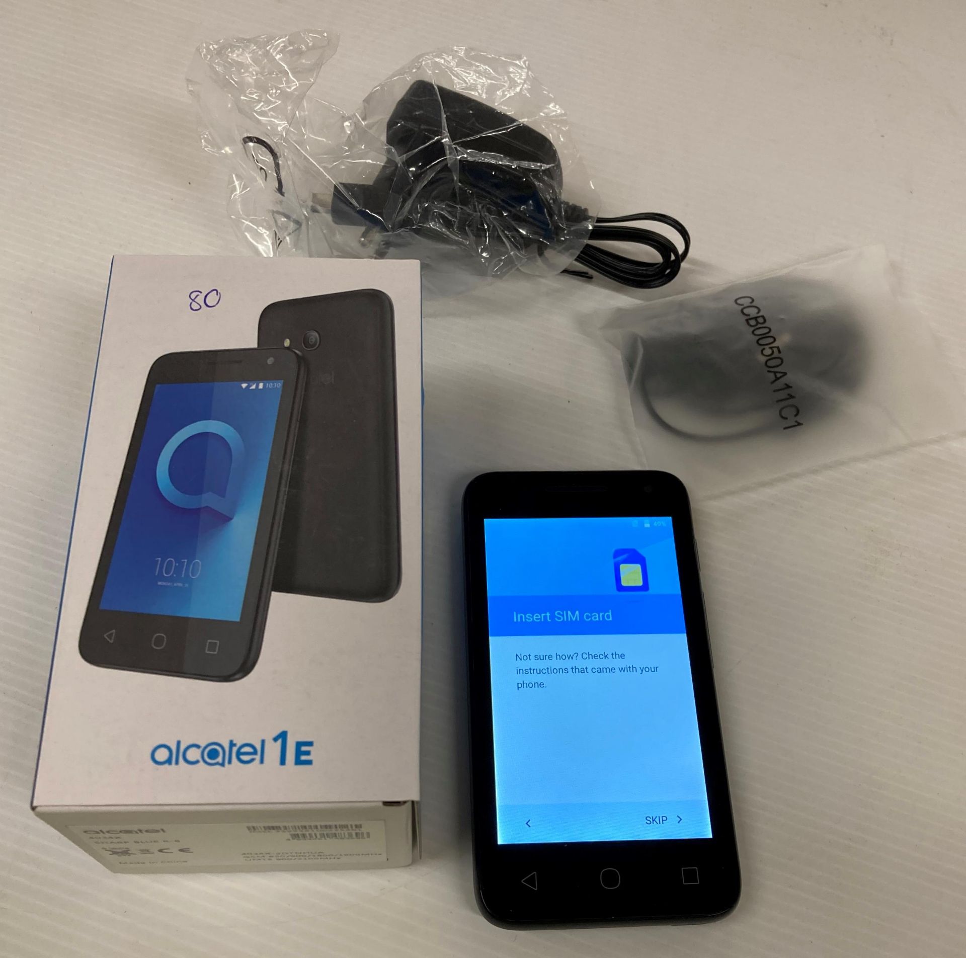6 x Alcatel 1E Mobile Phones - some may not have chargers (Saleroom location: G07)