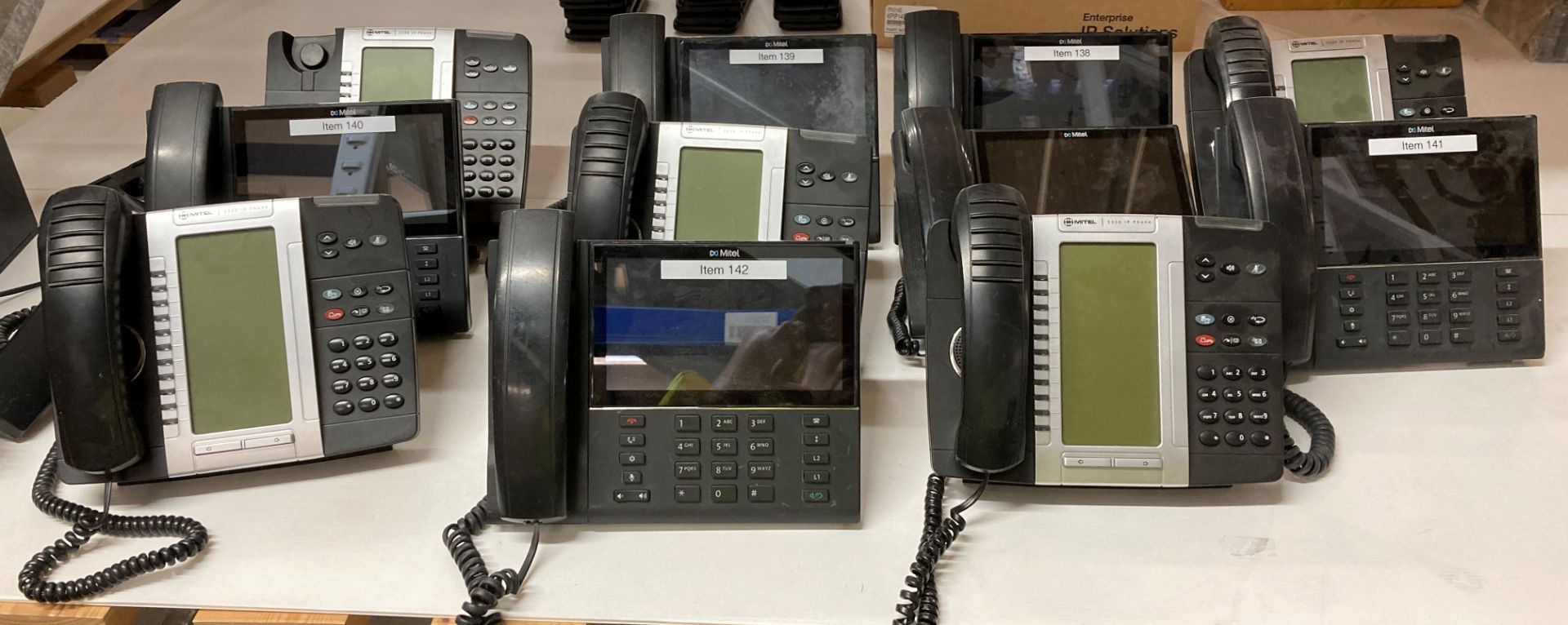 6 x Mitel 6873i SIP Phones and 6 Mitel 5330 IP Phones (12) (Saleroom location: G11)