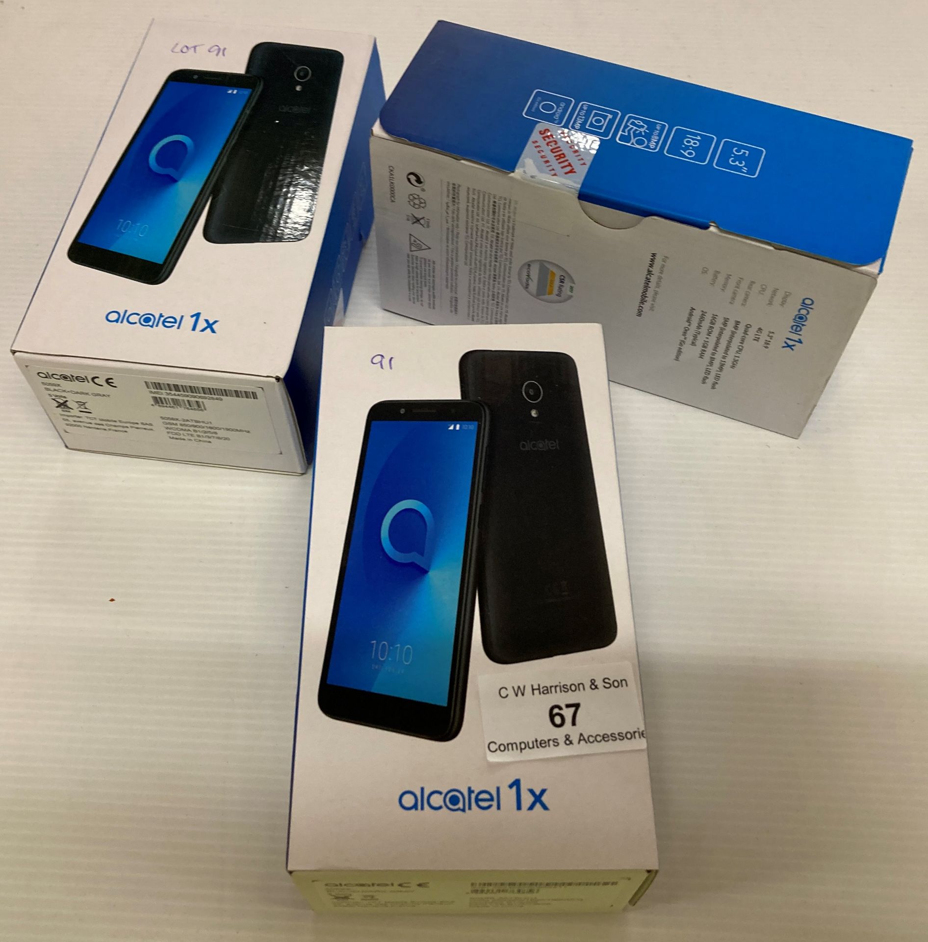 3 x Alcatel 1X 4.