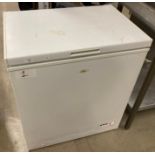 Logik 142L chest freezer 240v (Please Note: this lot is subject to VAT)(salesroom location: END