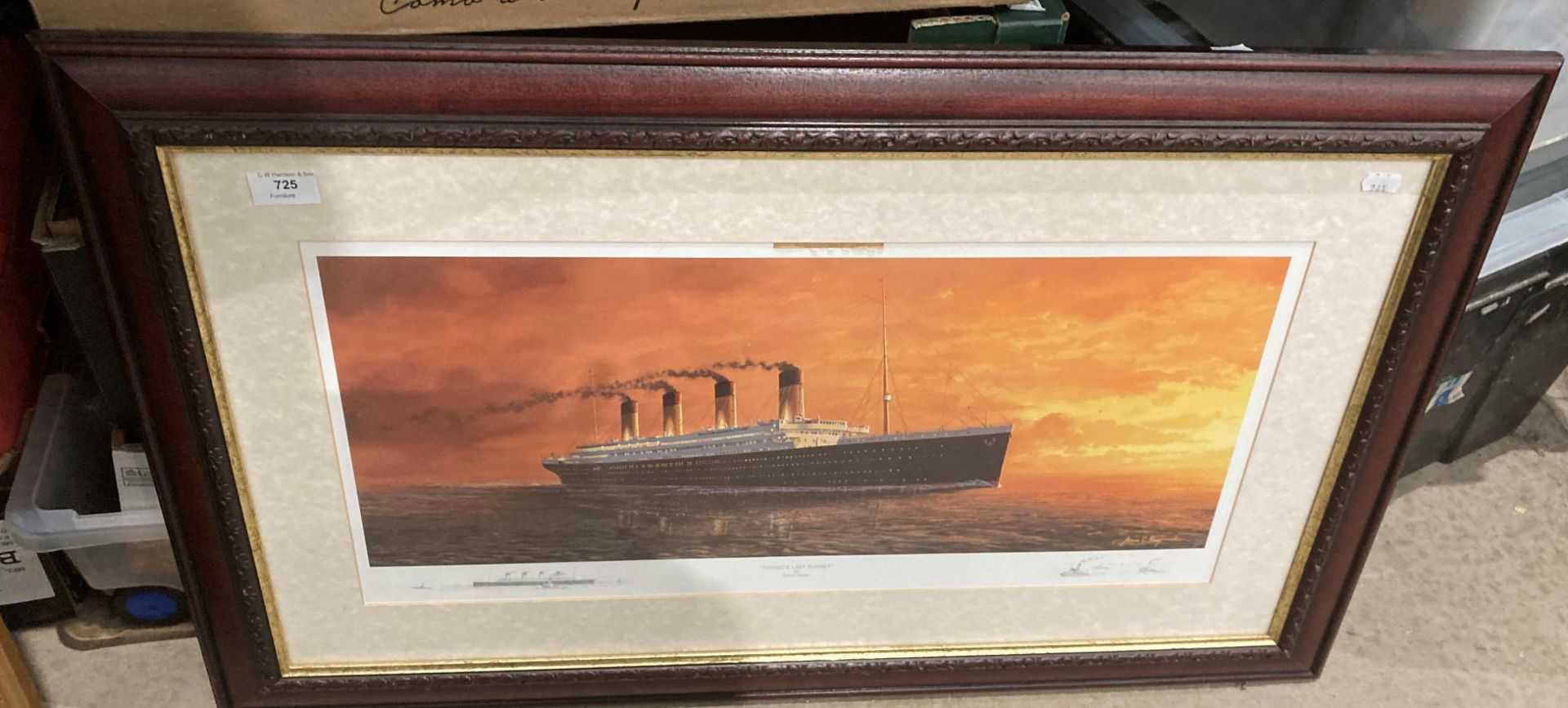 Adrian Rigby 'Titanic's Last Sunset', - Image 2 of 5