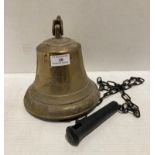 Brass wall mounted bell 18.