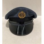 RAF cap size 55 tower uniform headdress CT38-461 (saleroom location: S1 QA02)