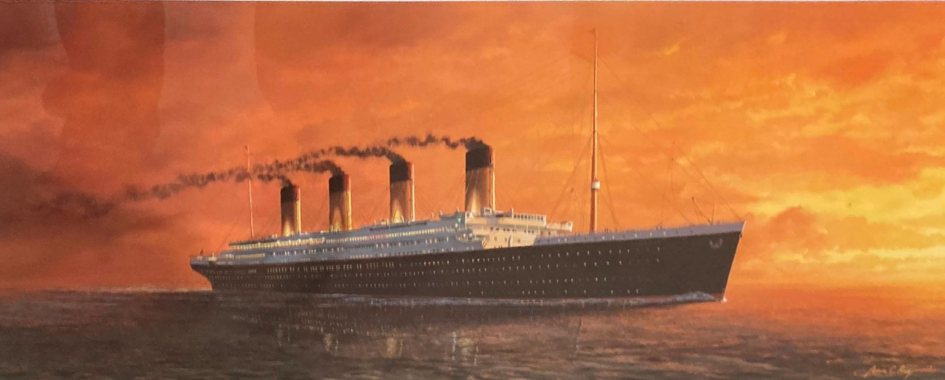 Adrian Rigby 'Titanic's Last Sunset',