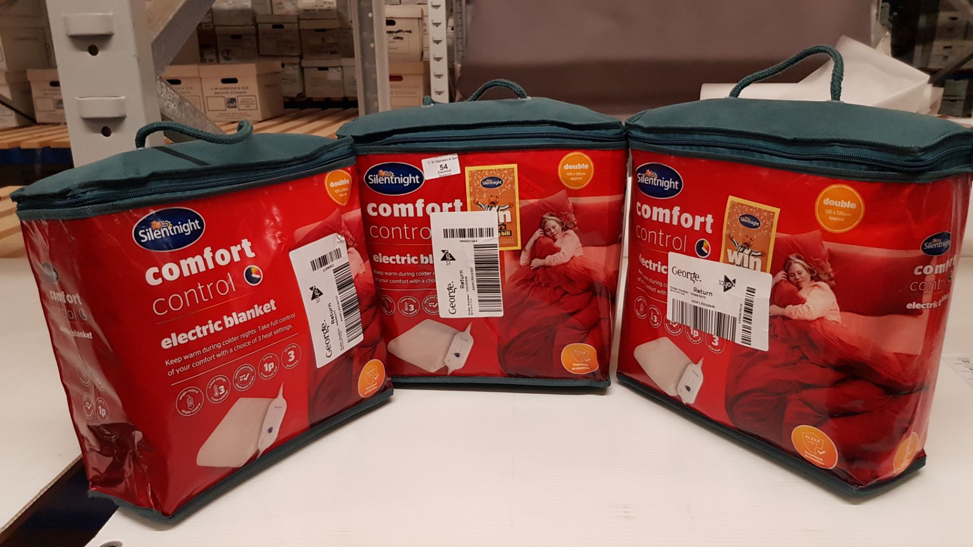 3x Silentnight Comfort Control Electric Blanket Double. RRP £50 Each. - Image 2 of 3