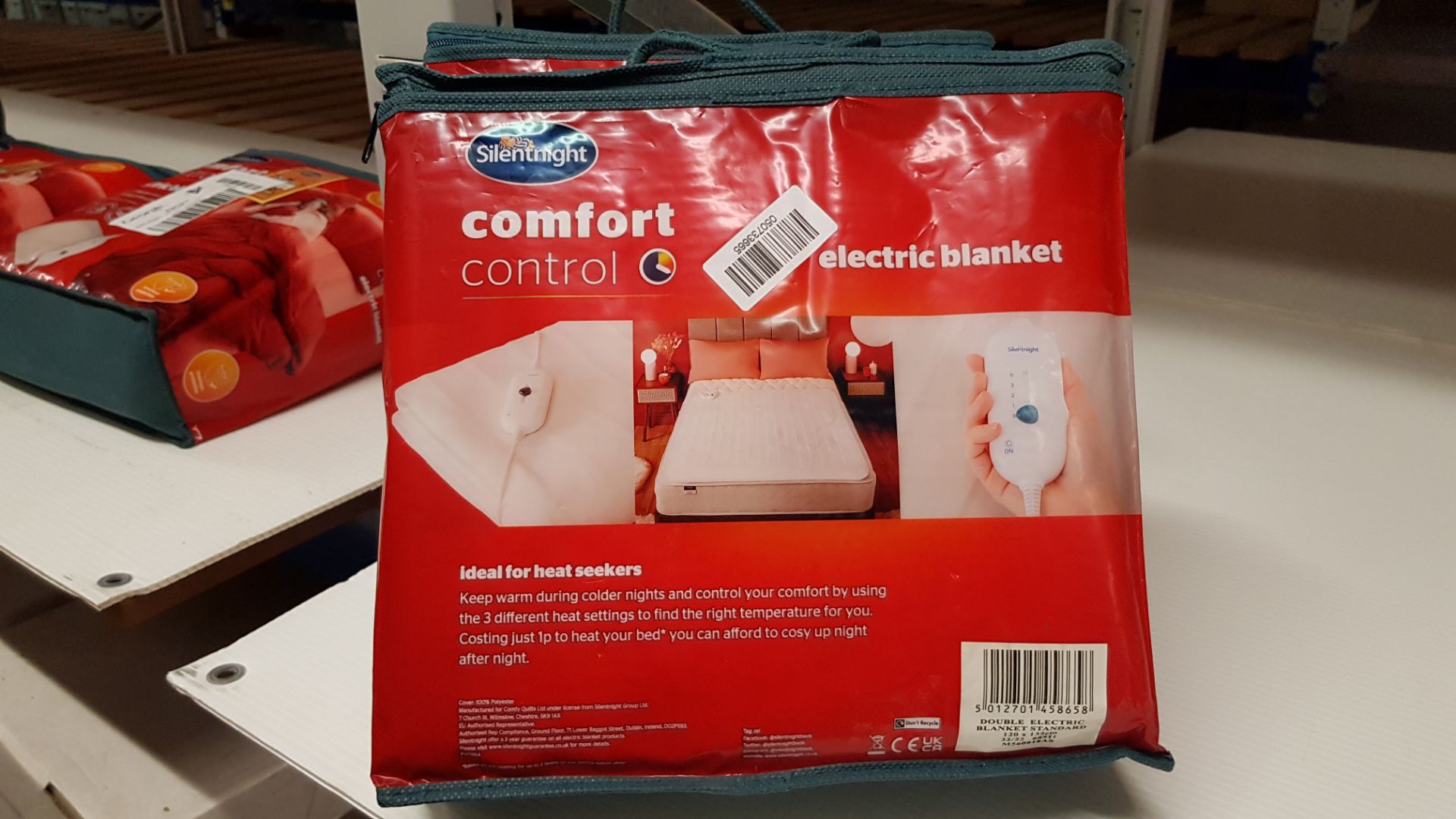 2x Silentnight Comfort Control Electric Blanket Double. RRP £50 Each. - Image 3 of 3