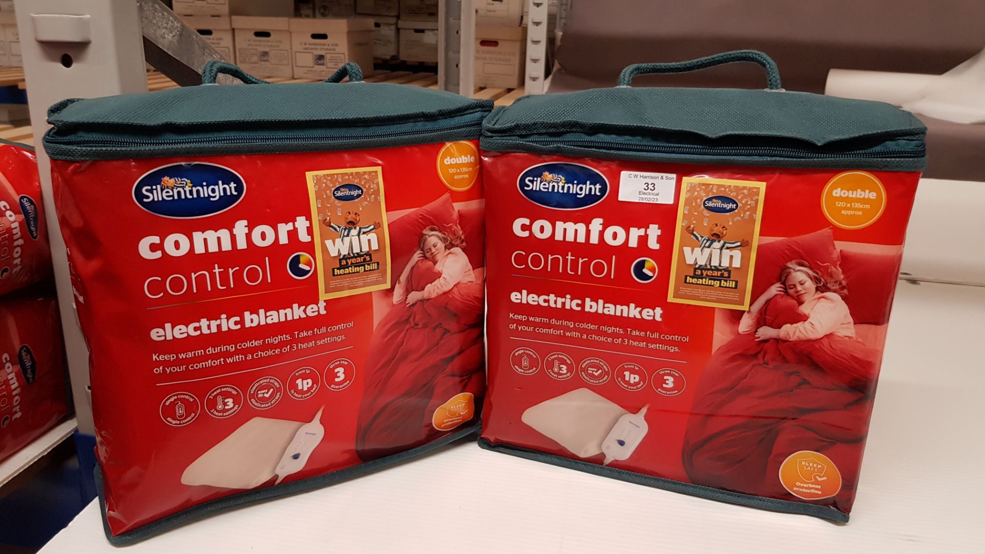 2x Silentnight Comfort Control Electric Blanket Double. RRP £50 Each. - Image 2 of 3