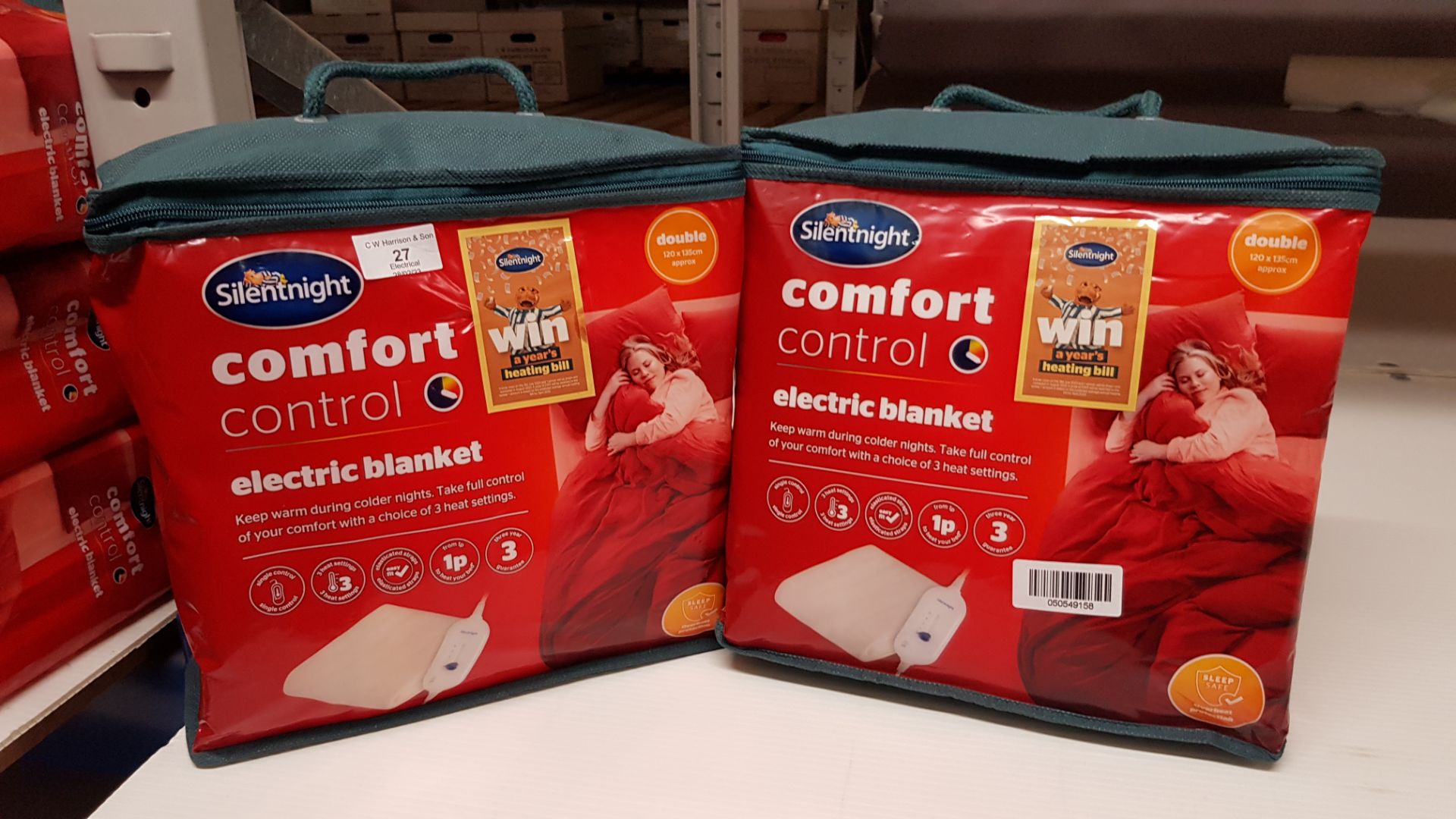 2x Silentnight Comfort Control Electric Blanket Double. RRP £50 Each. - Image 2 of 3