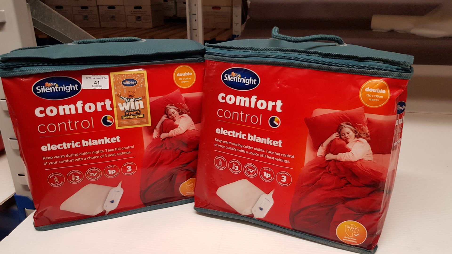 2x Silentnight Comfort Control Electric Blanket Double. RRP £50 Each. - Image 2 of 3