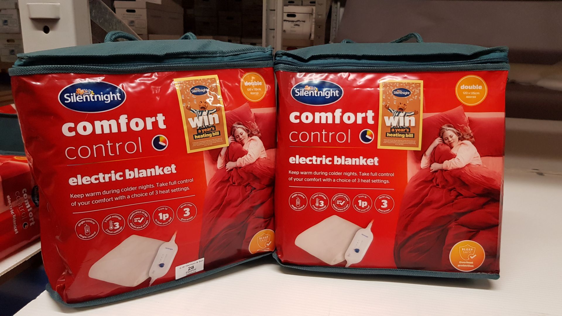 2x Silentnight Comfort Control Electric Blanket Double. RRP £50 Each. - Image 2 of 3