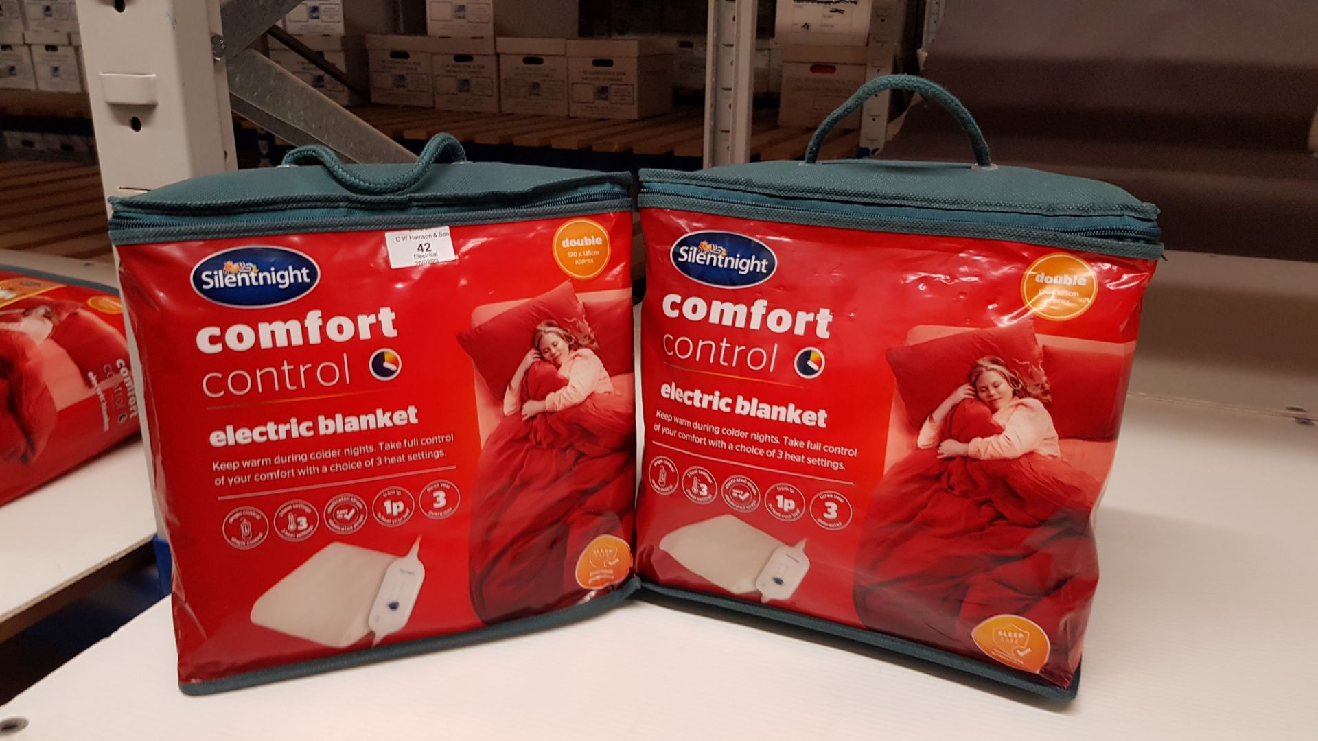 2x Silentnight Comfort Control Electric Blanket Double. RRP £50 Each. - Image 2 of 3