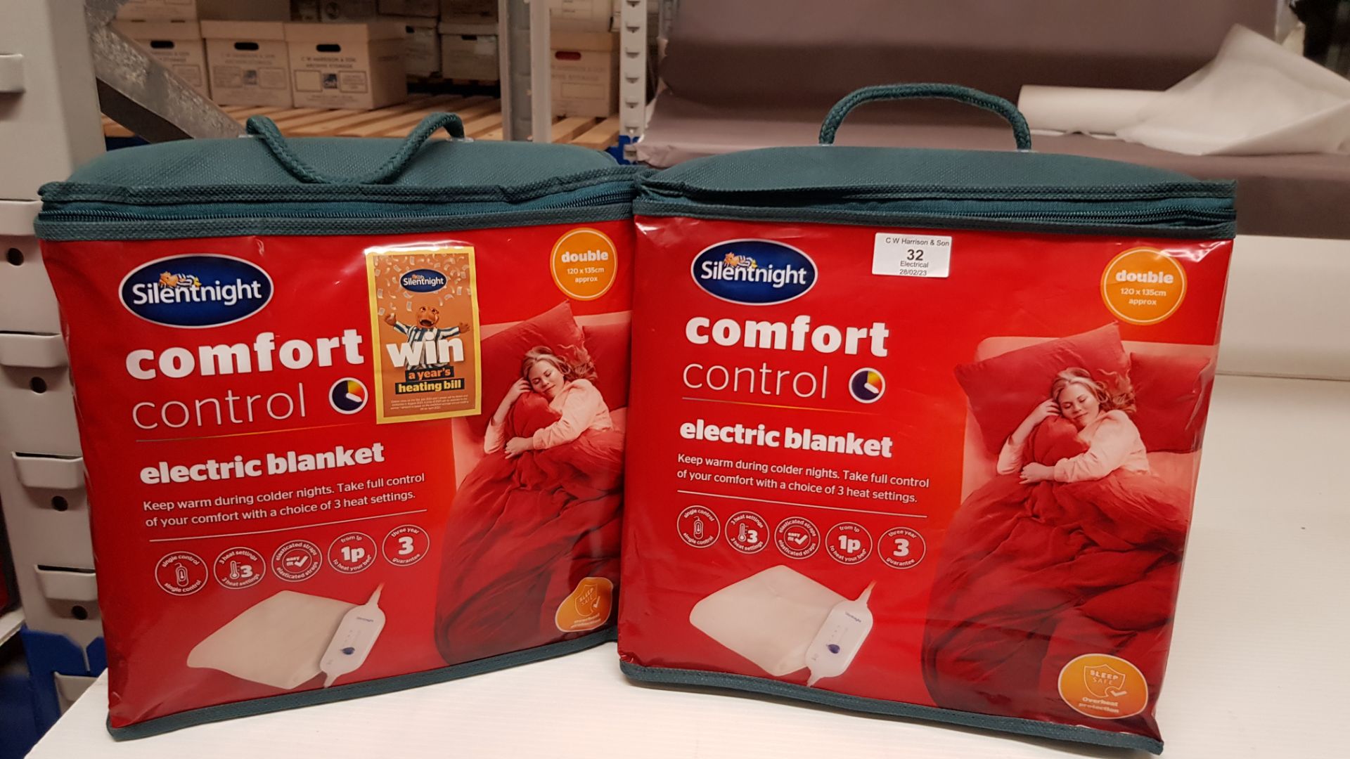 2x Silentnight Comfort Control Electric Blanket Double. RRP £50 Each. - Image 2 of 3