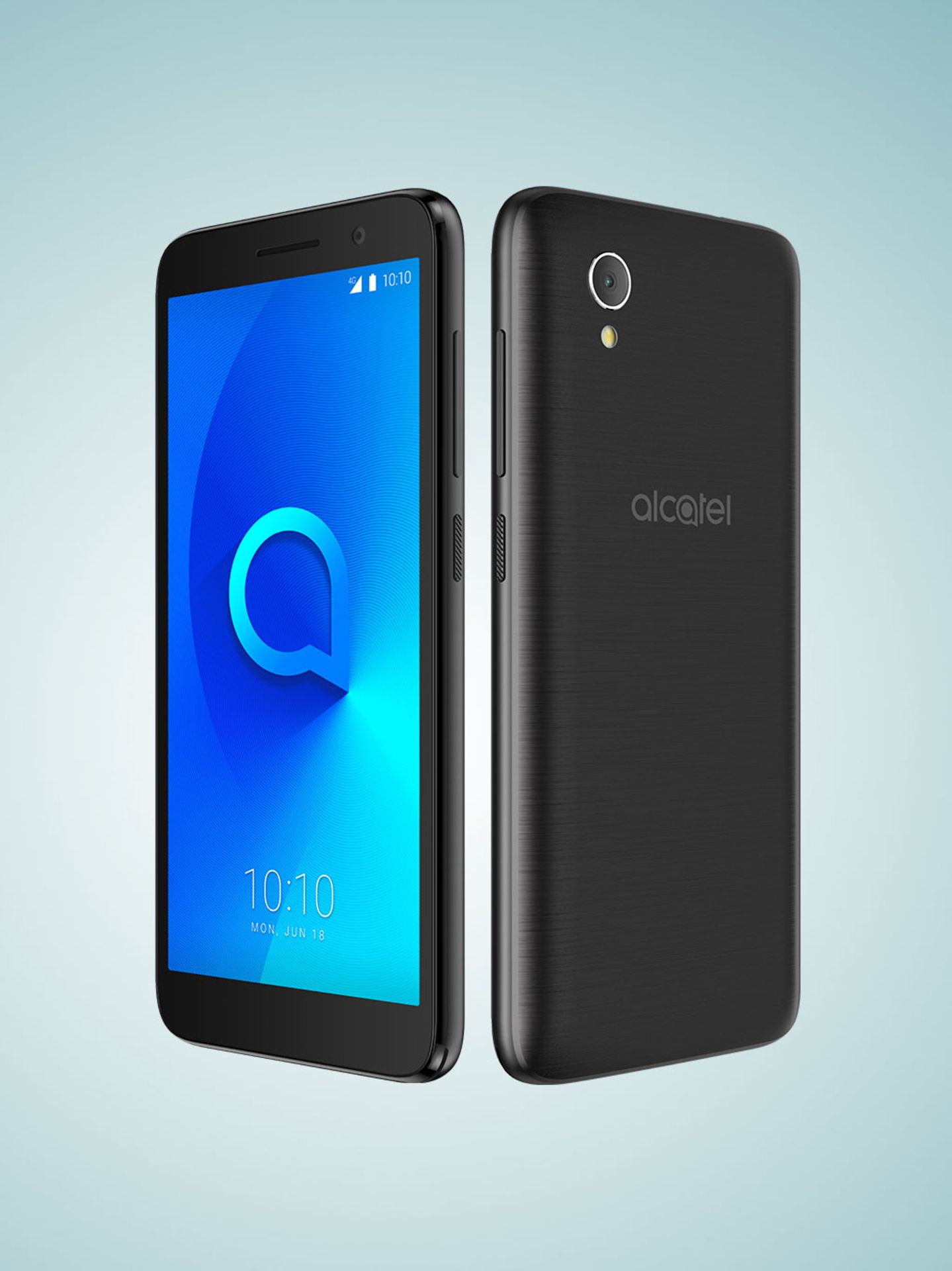 2x Alcatel 1 Smartphone. RRP £60 Each (1x Blue, 1x Black). (Saleroom Location: Upstairs AA05).