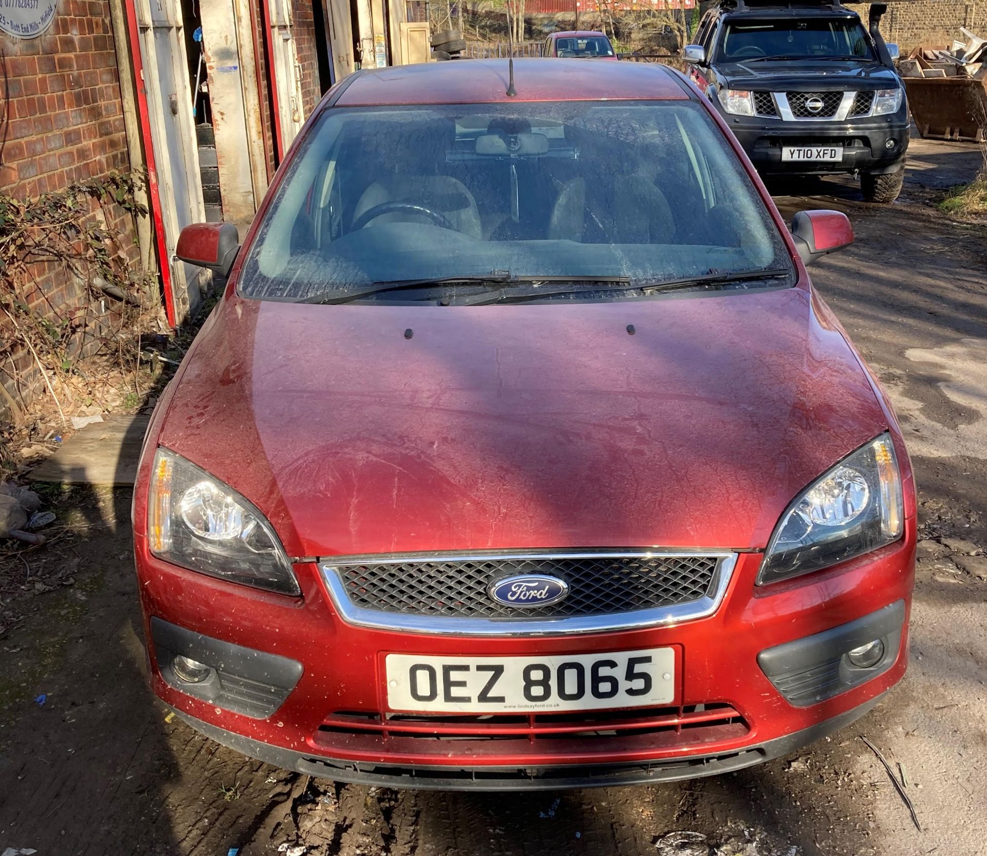 FORD FOCUS 1.6 A/C AUTOMATIC FIVE DOOR HATCHBACK - Petrol - Red - Cloth interior (marked).