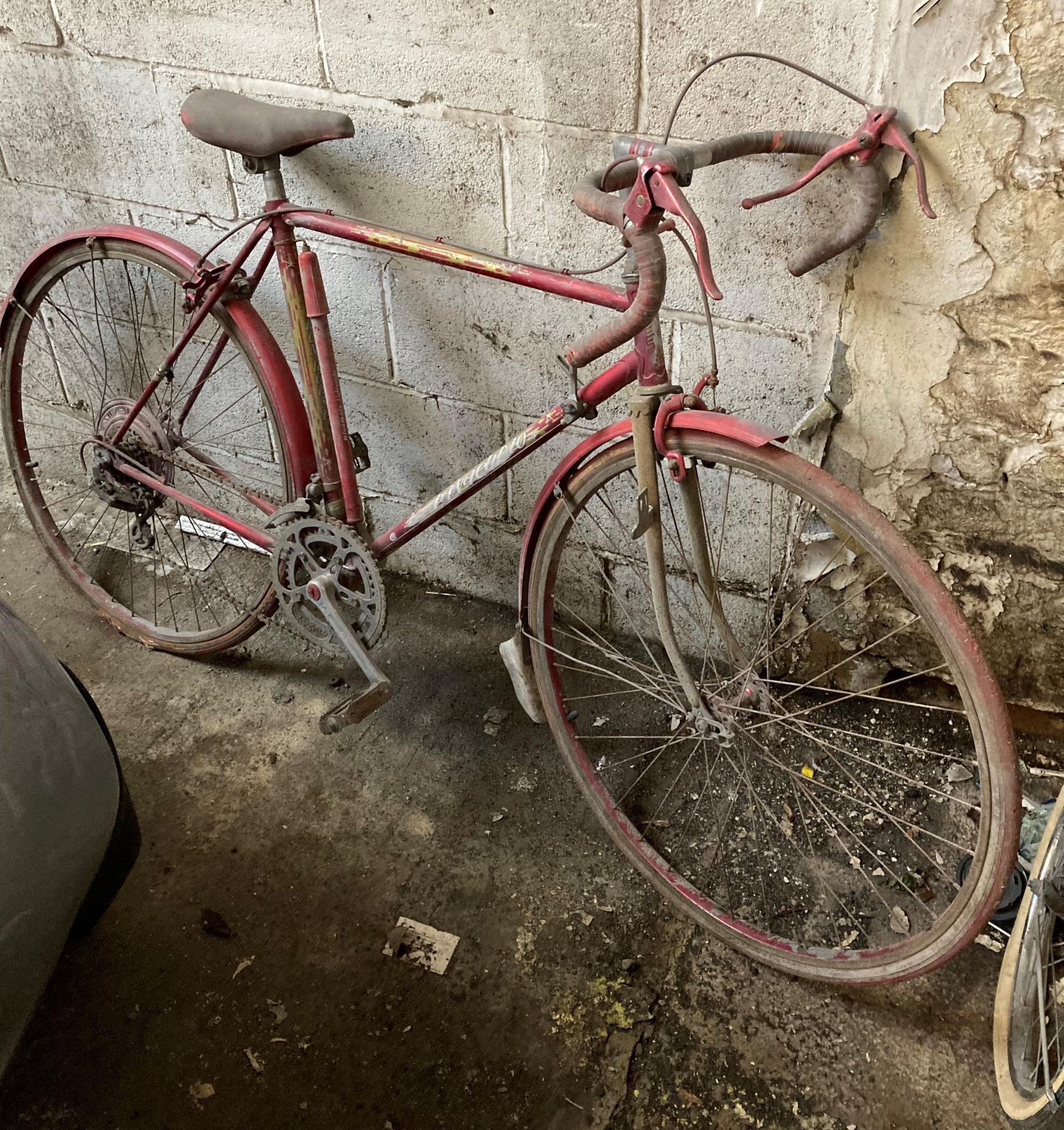 HERCULES folda vintage folding ladies bike and a KINGSTON Panache 10 speed road bike 22" frame - Image 2 of 3