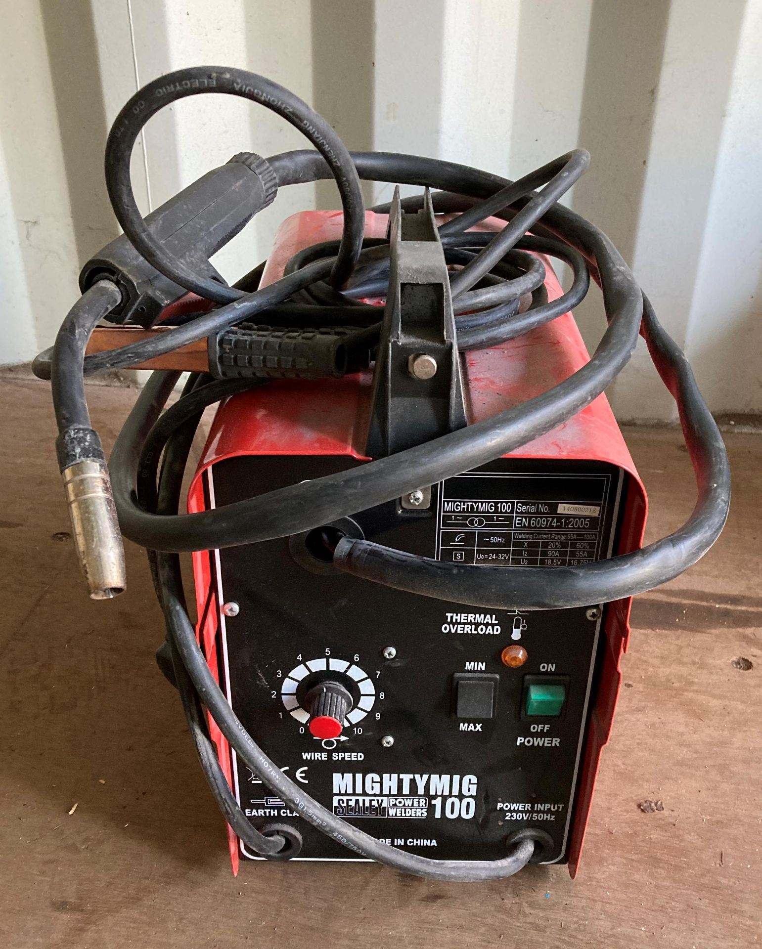 Sealey MIGHTYMIG 100 MIG welder 240V (Saleroom Location: CON 3)