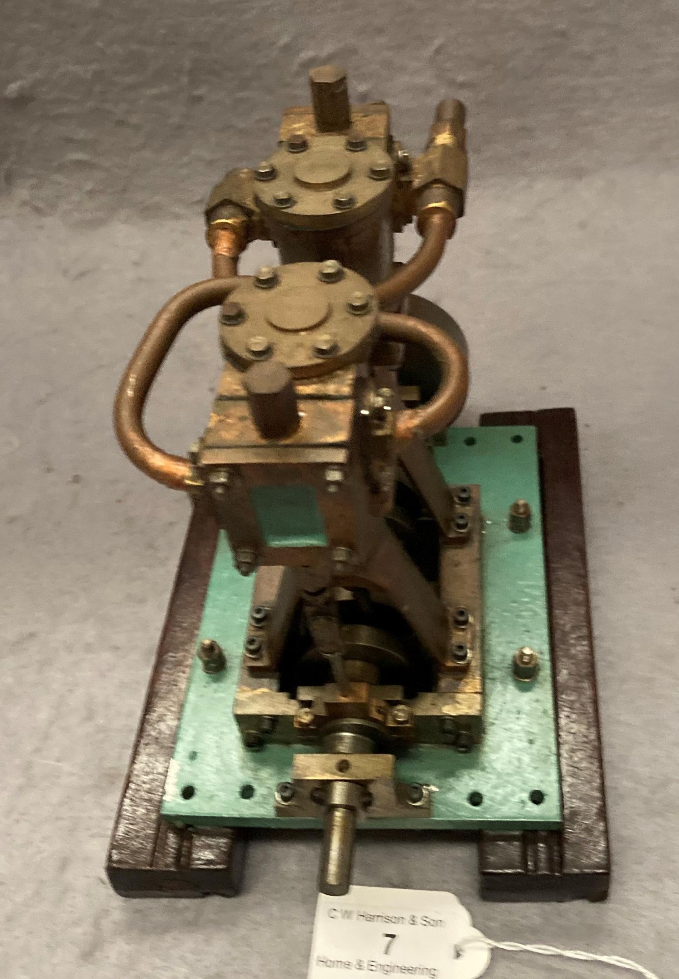 A STUART TURNER D10 scale model horizontal twin engine, 3/4" bore, - Image 5 of 5