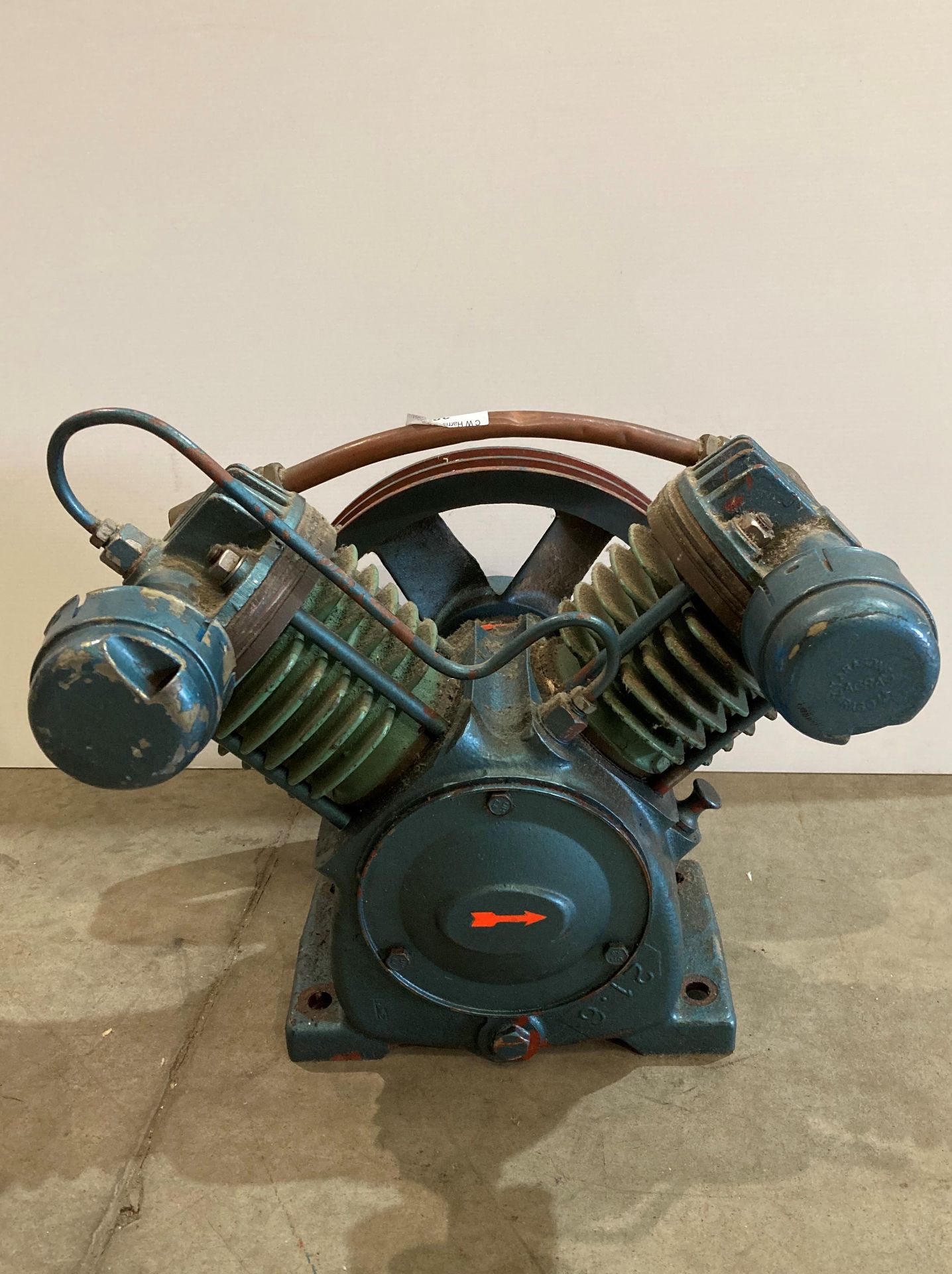 V Twin Compressor Top block/pump (Saleroom Location: MA/2) Further Information - Image 3 of 4