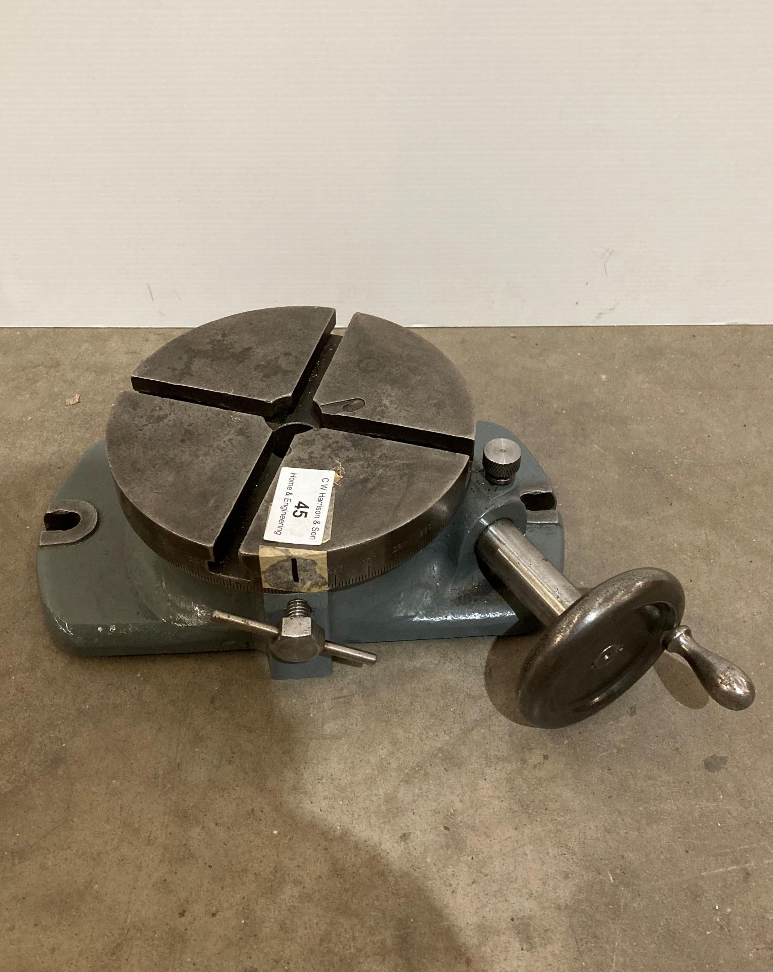 6" rotary attachable machine table (Saleroom Location: MA/2)o