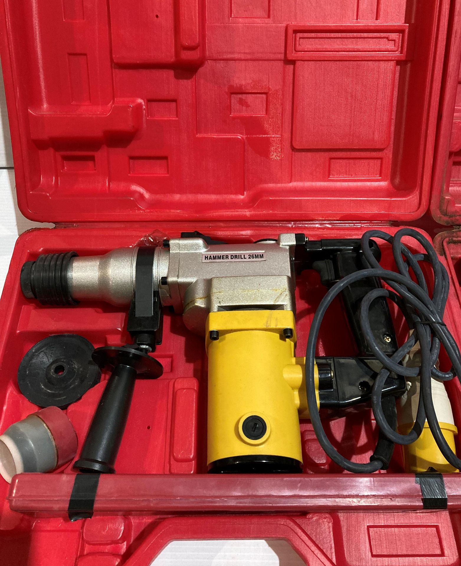 Two assorted electric Rotary hammer drills by Blackspur (26mm) (no test - low voltage) (Saleroom - Image 2 of 3