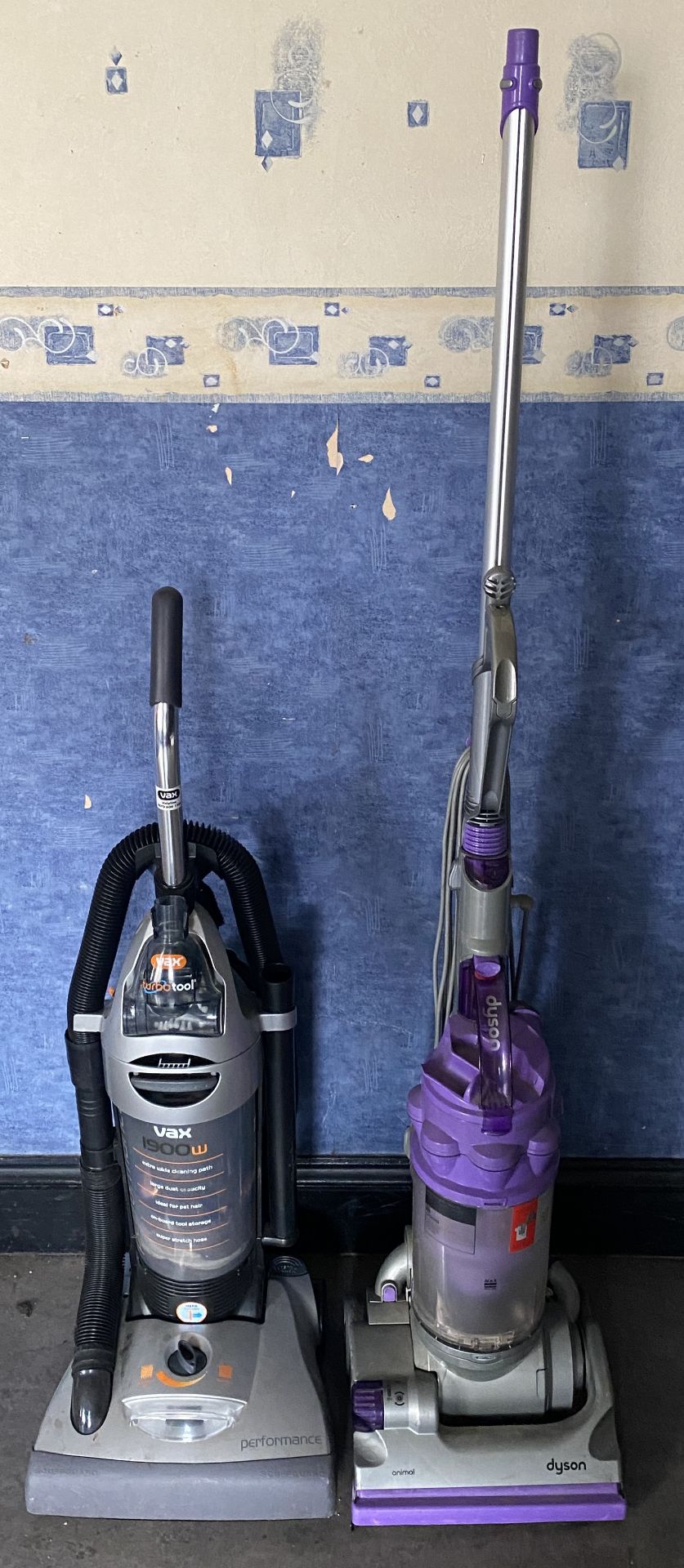 2 x Upright vacuum cleaners - Vax 1900w Turbo Tool Performance and a Dyson Animal (Not PAT tested). - Image 2 of 2